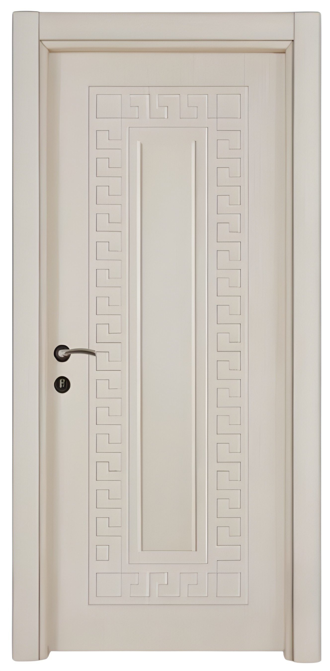 JVmoebel Zimmertür Beige Wohnungstür mit PVC-Beschichtung für hochwertige Räume