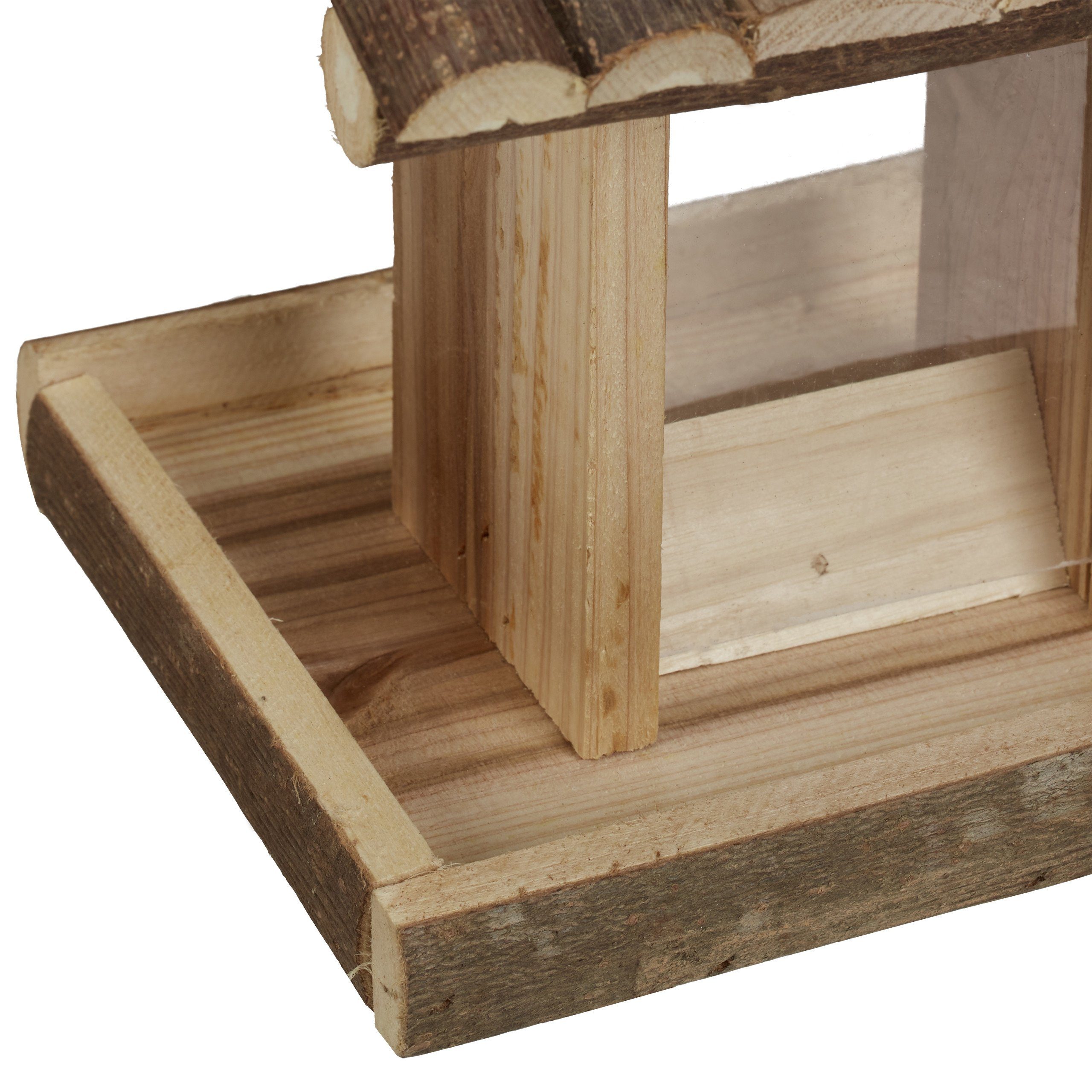 relaxdays Vogelhaus Vogelfutterhaus zum Aufhängen