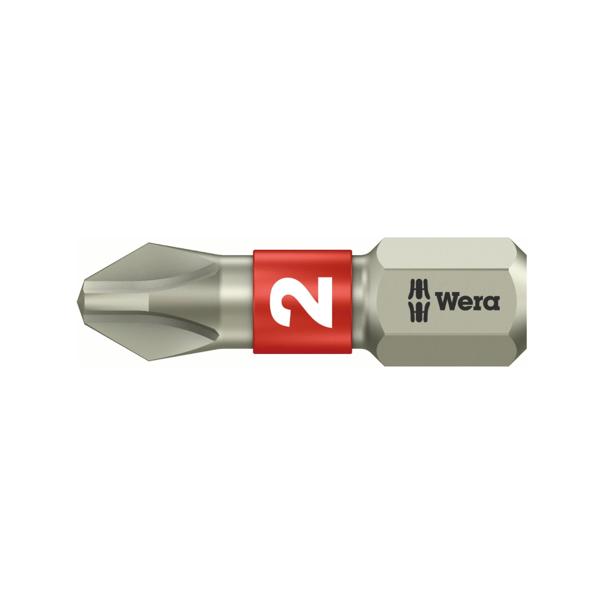 Wera Kreuzschlitz-Bit Wera 3851/1 TS Bits, Edelstahl, PH 1, Länge 25 mm 10 Stk
