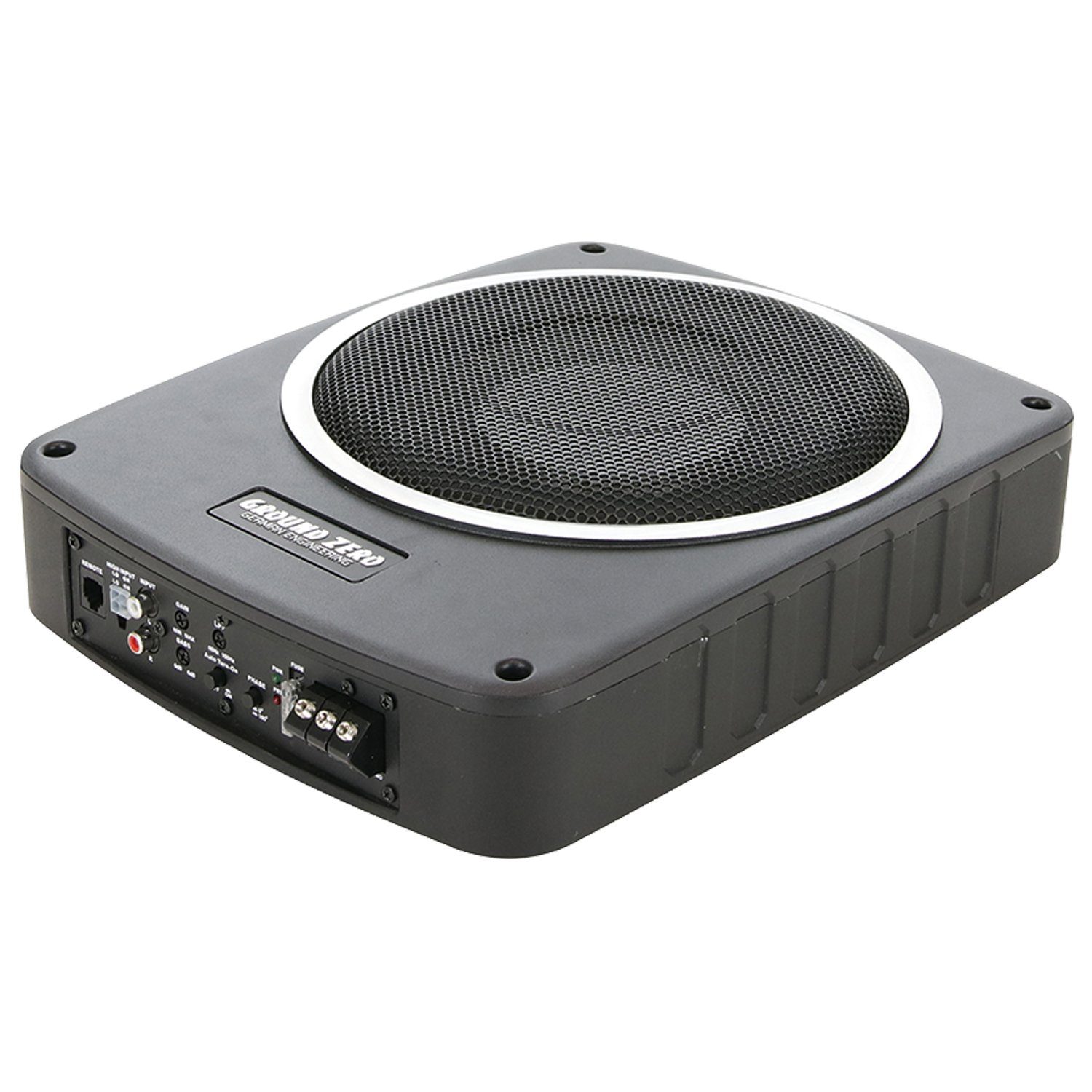 Ground Zero GZCS SW-1000A 25 cm High-Quality flacher Aktiv-Subwoofer Auto-Subwoofer (150 W, Ground GZCS SW-1000A 25 cm High-Quality flacher Aktiv-Subwoofer)