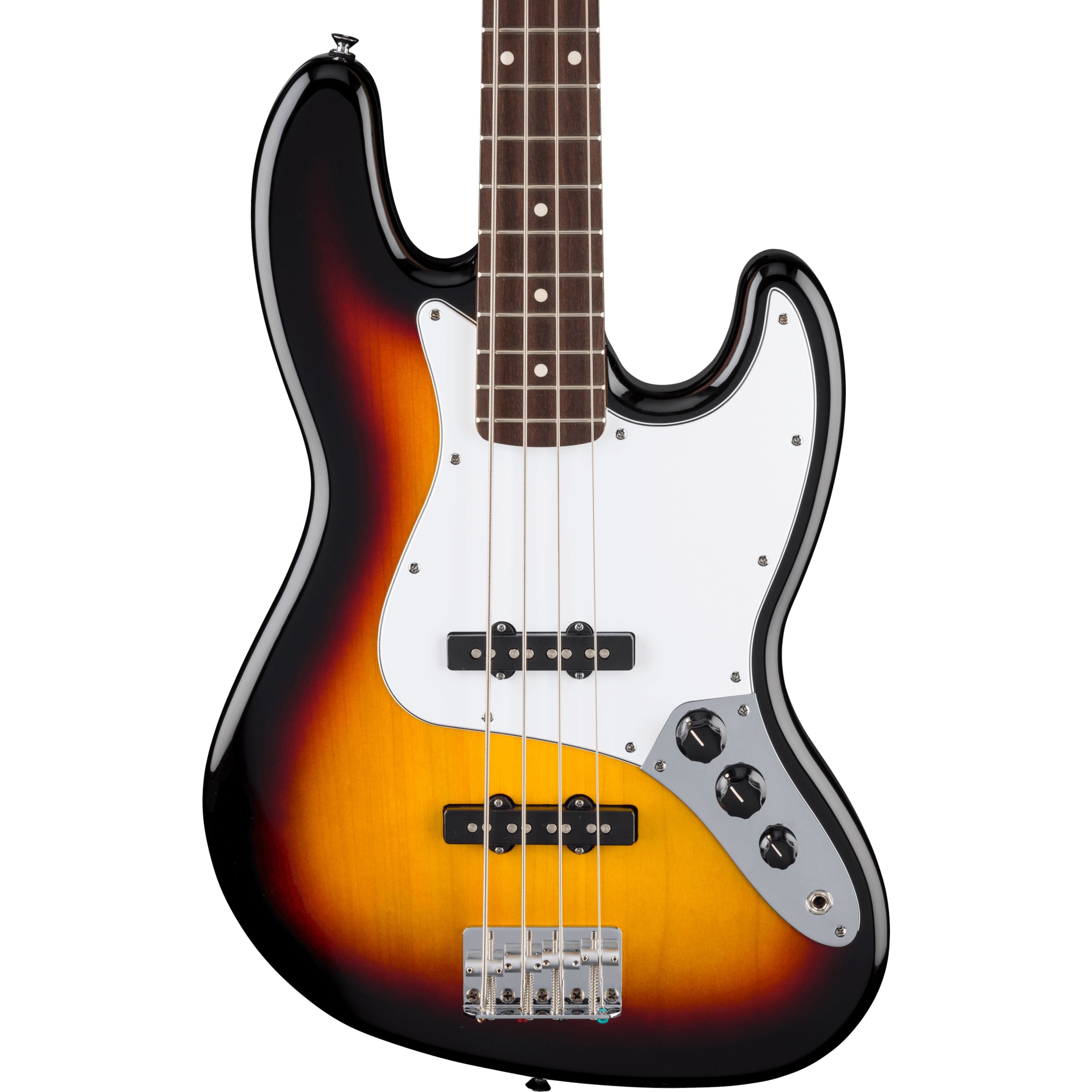 Fender E-Bass, E-Bässe, 4-Saiter E-Bässe, Standard Jazz Bass LRL 3-Color Sunburst - E-Bass