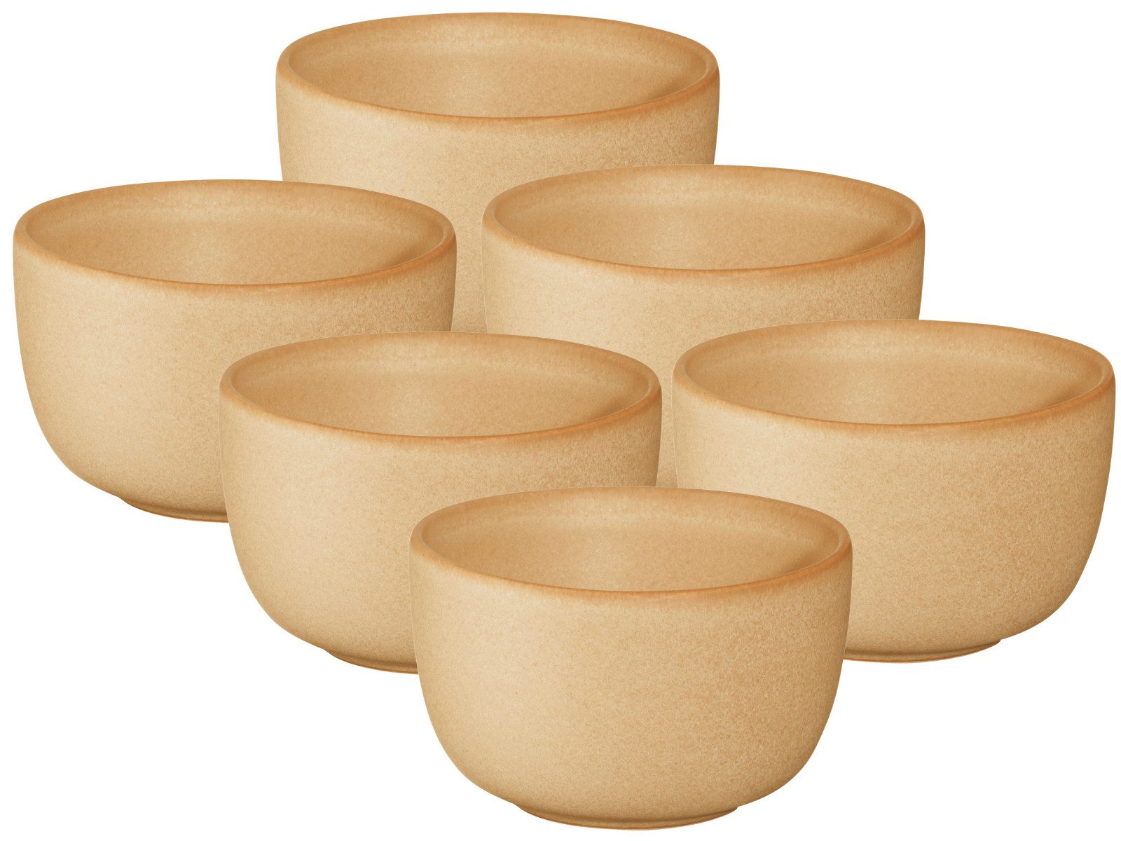 ASA SELECTION Geschirr-Set Saisons Schale almond 0,125 l Set6, Steinzeug, Geschirr