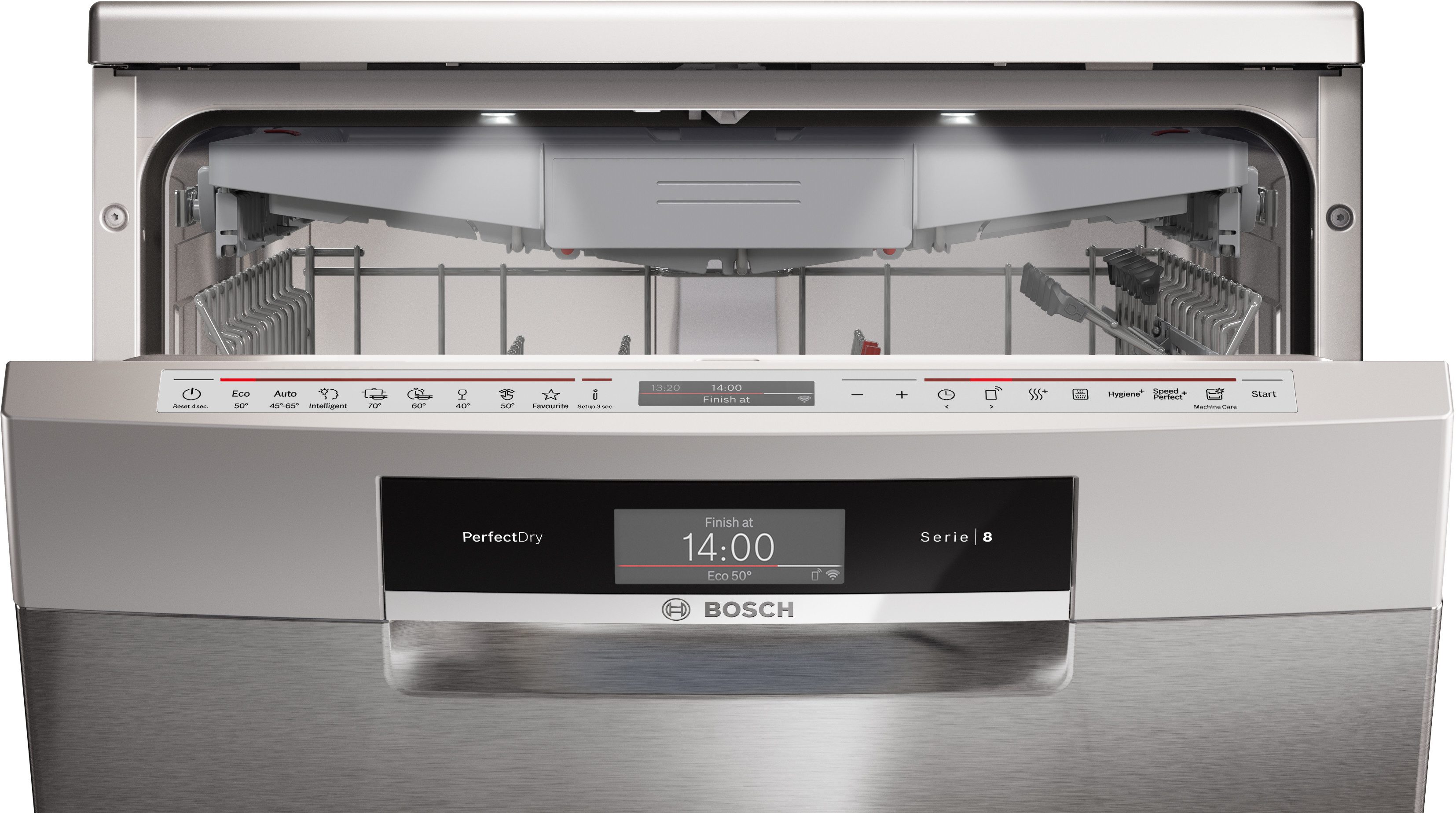BOSCH Standgeschirrspüler Serie 8 SMS8TCI04E, 14 Maßgedecke, Perfekte Trockung bei niedrigem Stormverbrauch – Bild 5 von 5