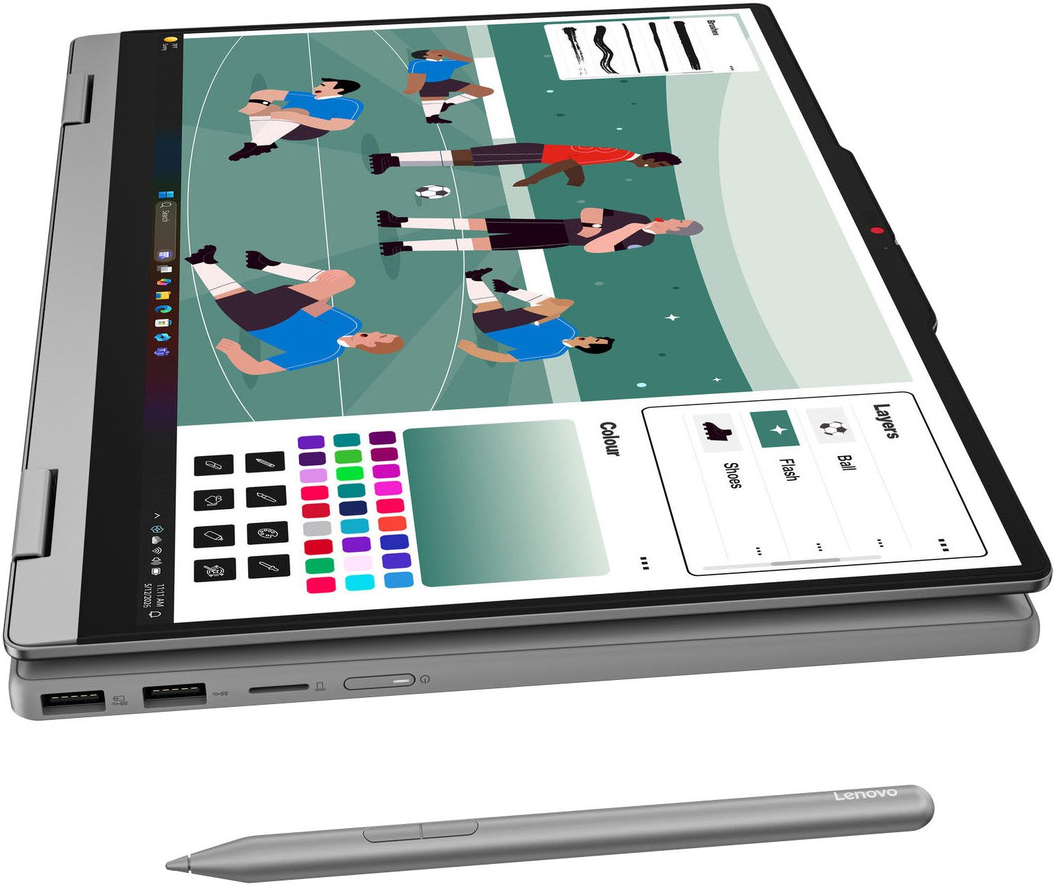 Lenovo IdeaPad 5 2-in-1 14AGP11 Convertible Notebook (35,56 cm/14 Zoll, AMD Ryzen™ AI 5 430, Radeon 840M, 16 GB, 512 GB SSD) – Bild 4 von 5