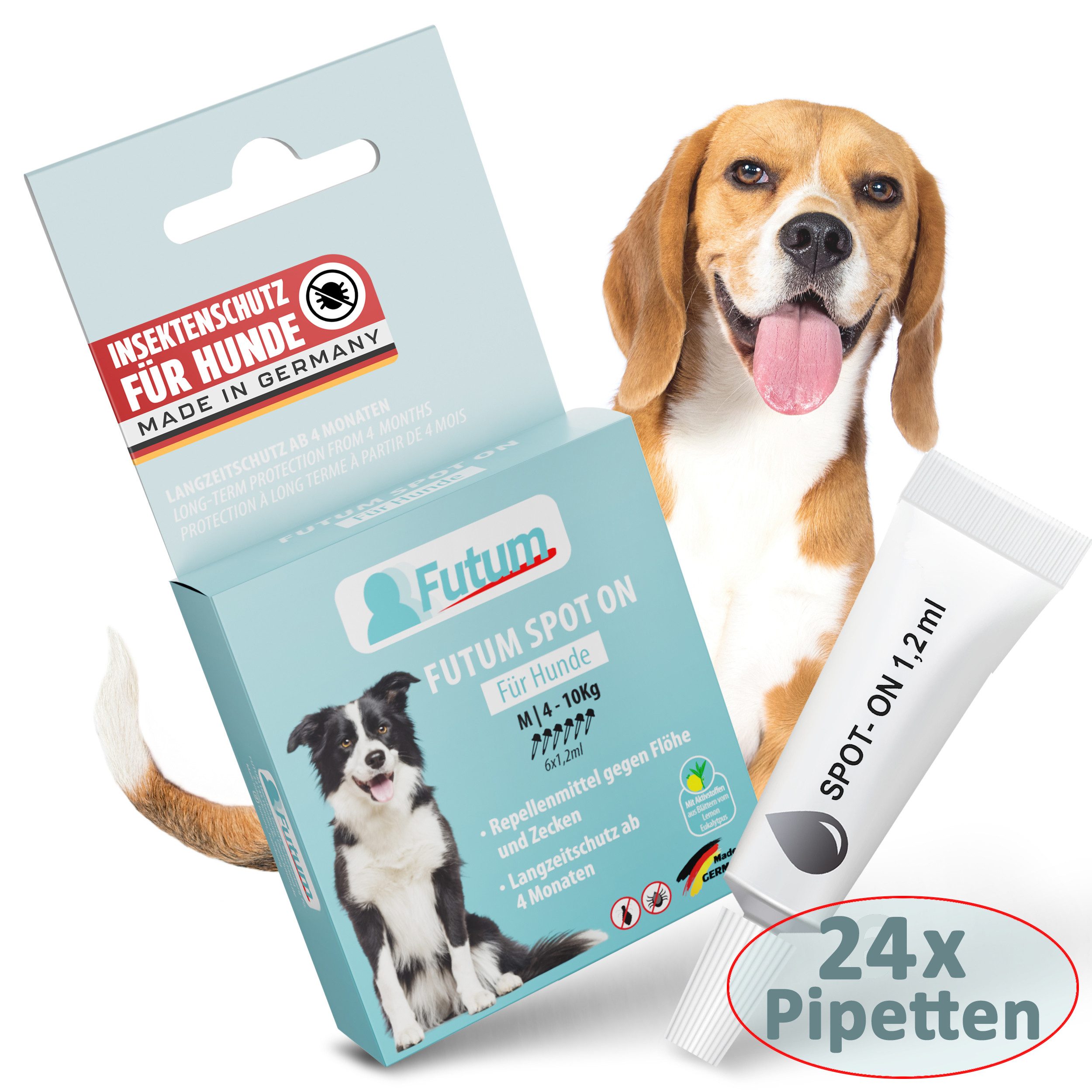 Zeckenschutzmittel Spot on für Hunde