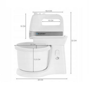 Blaupunkt Handmixer HMM601, 750,00 W, 28 x 19 x 33 cm, 220-240 V ~ 50/60 Hz, Leistung: 500 W, 750 W, 2 kg