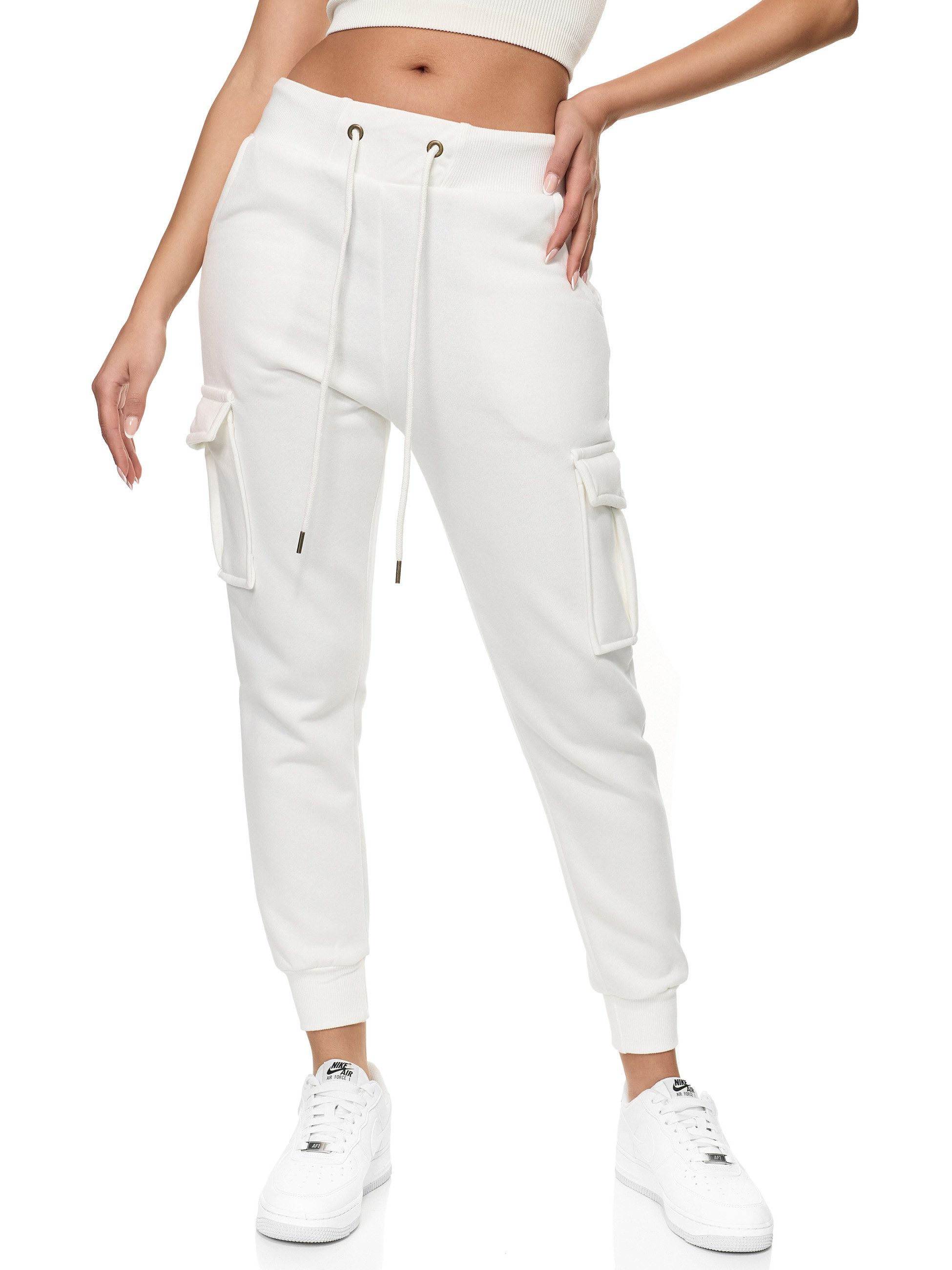 REPUBLIX Jogginghose ELISE Damen Cargo Jogger Sporthose Jogging Sweat Pants