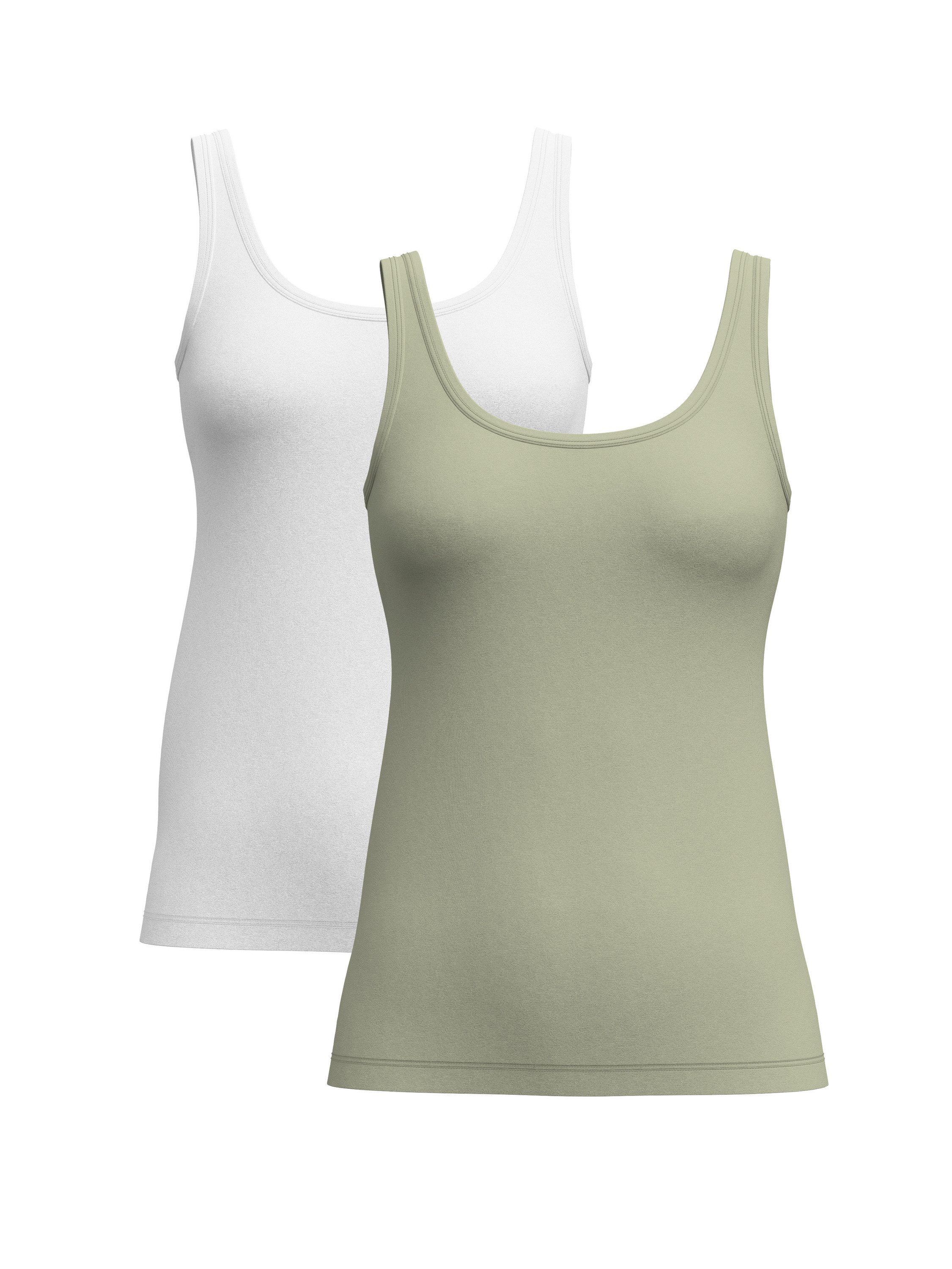 CALIDA Unterhemd Benefit Women Spec. Damen (2-St) weich, elastisch und komfortabel