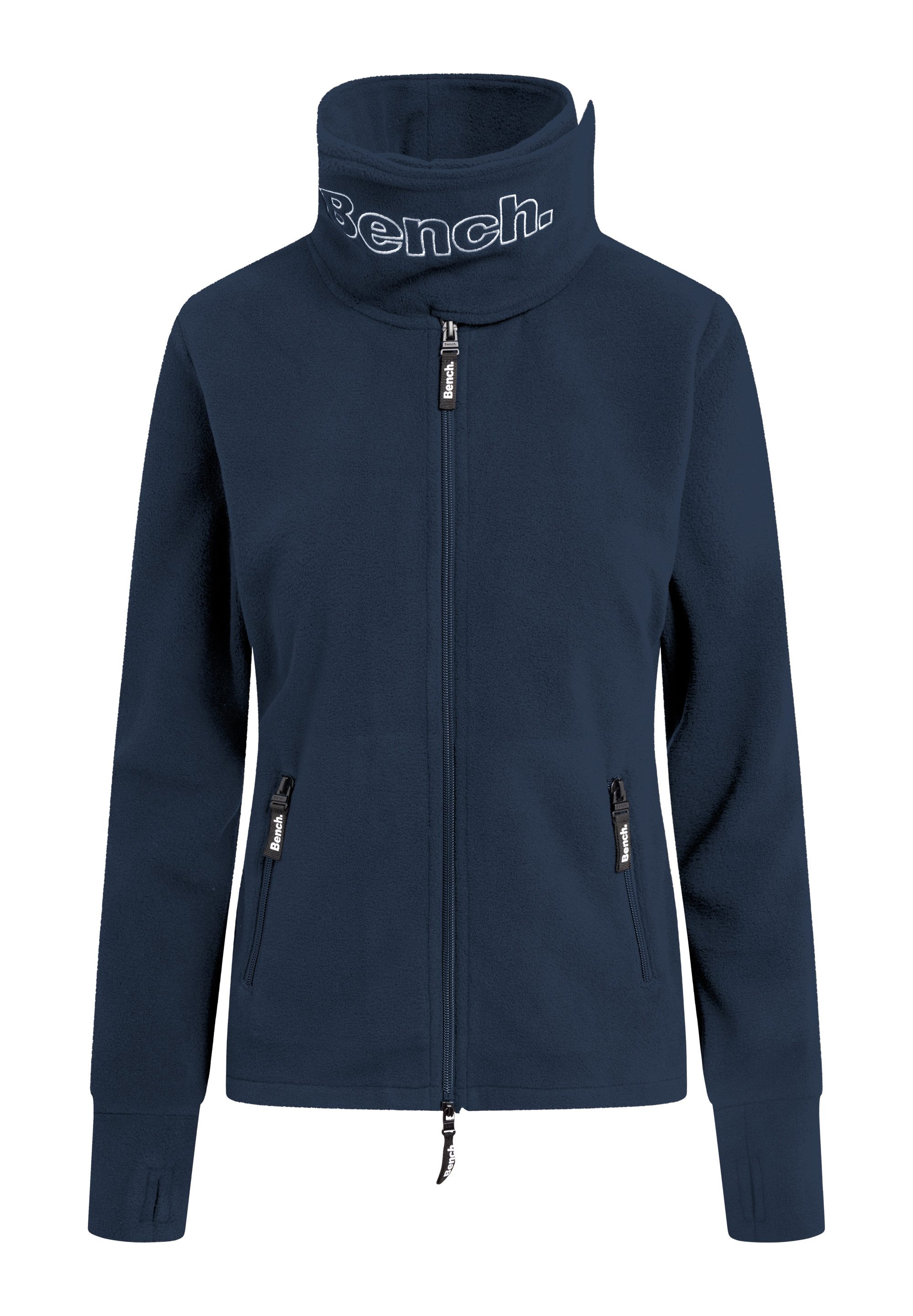 Bench. Fleecejacke FUNNEL (1-St) mit Glitzerstickerei – Bild 4 von 4