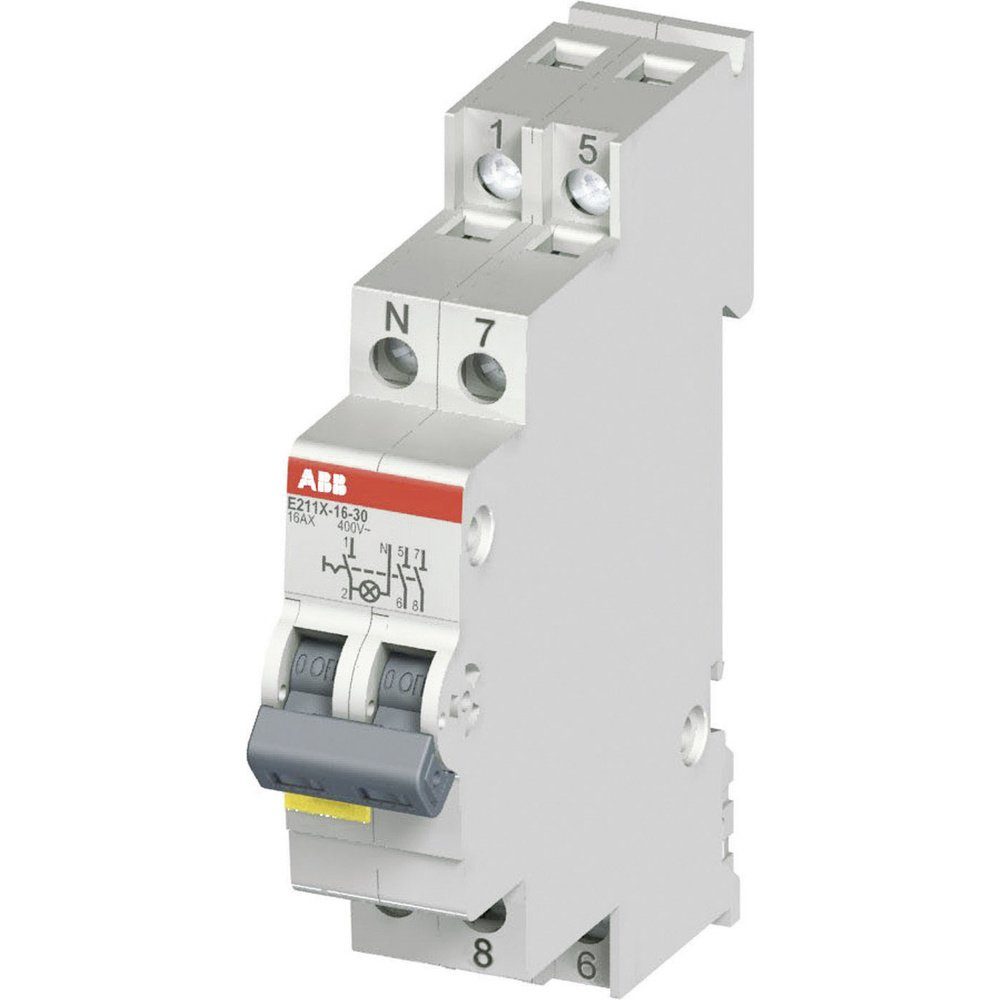 ABB Stromverteiler Ausschalter mit LED 16 A 2 Schließer 250 V/AC, 400 V/AC ABB 2CCA
