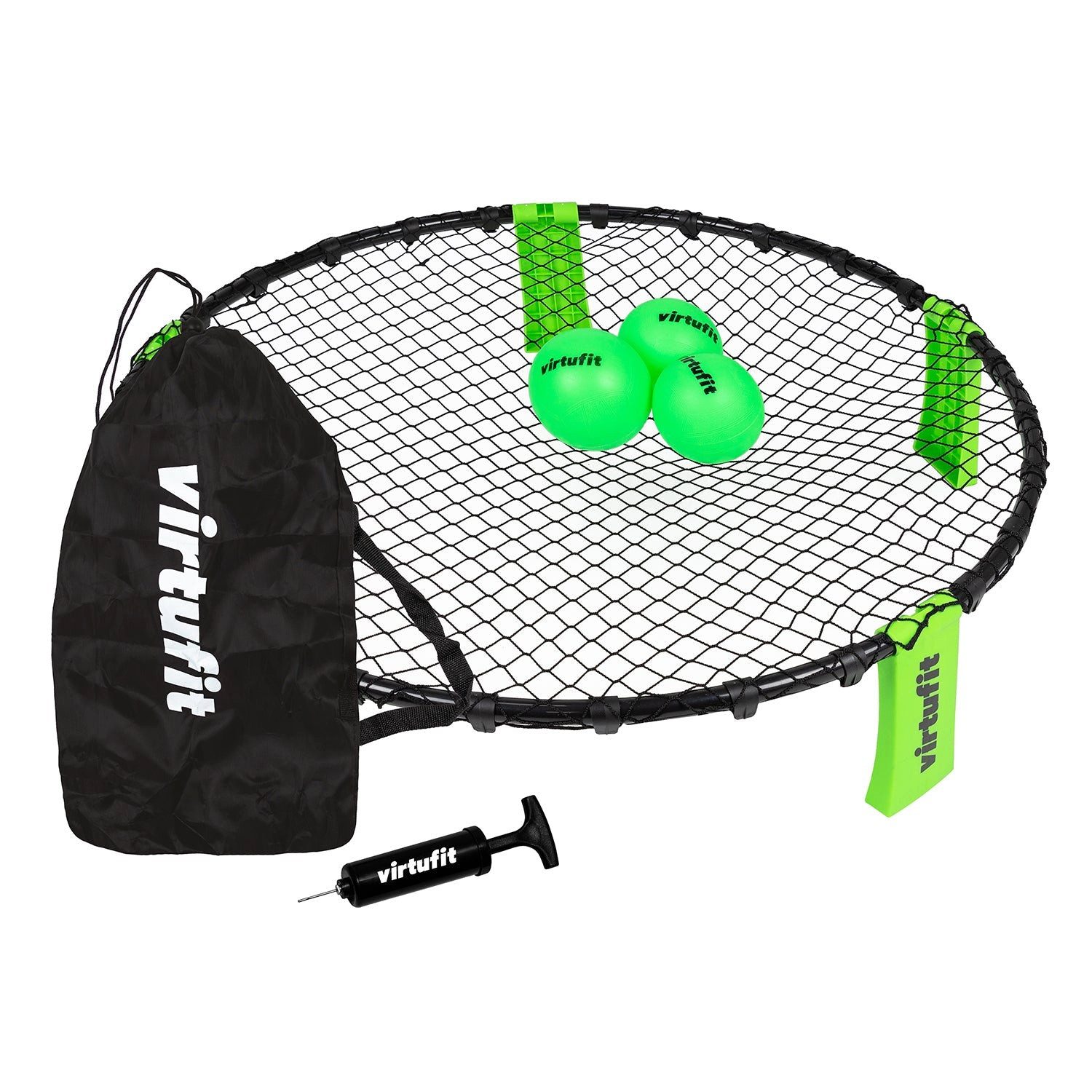 VirtuFit Roundnet-Spiel VirtuFit Roundnet RN90 Pro mit 3 Bällen und Tasche