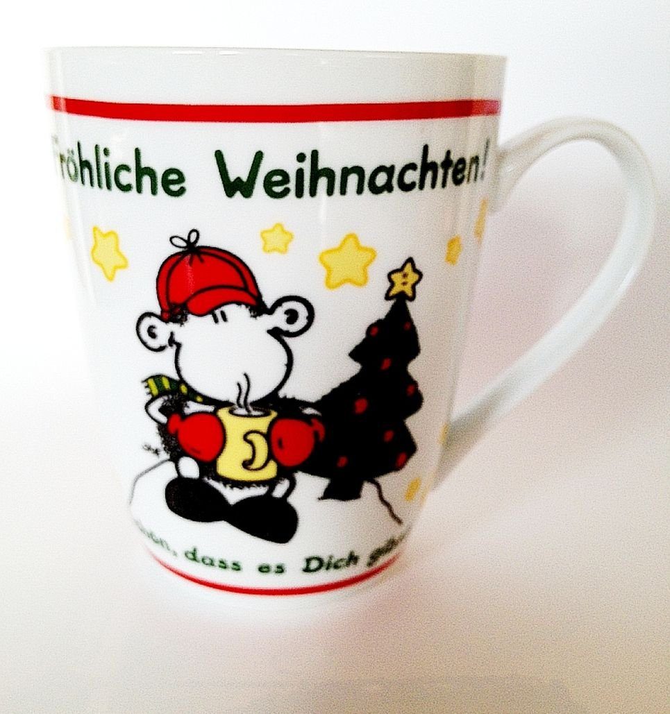 Sheepworld Tasse Limited Sheepworld - Weihnachtstasse schön das es dich gibt Tasse