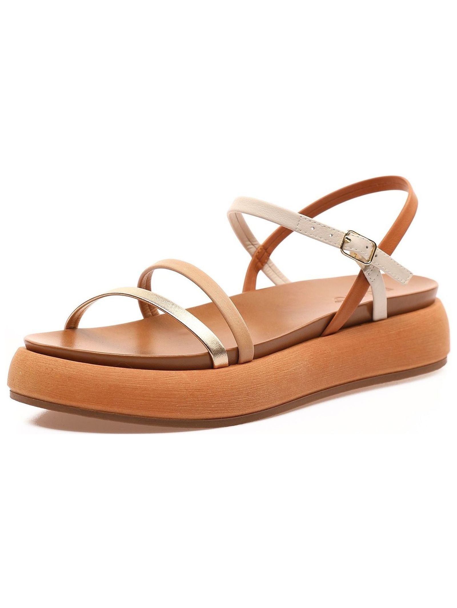 INUOVO Sandalen Leder Plateausandaletten günstig online kaufen