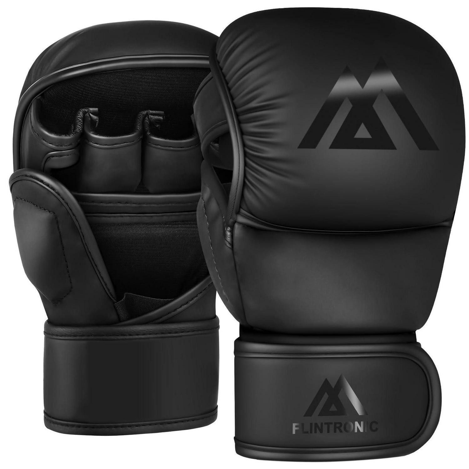 LuxusKollektion MMA-Handschuhe MMA-Handschuhe Halbfinger Sparring Lederoptik M