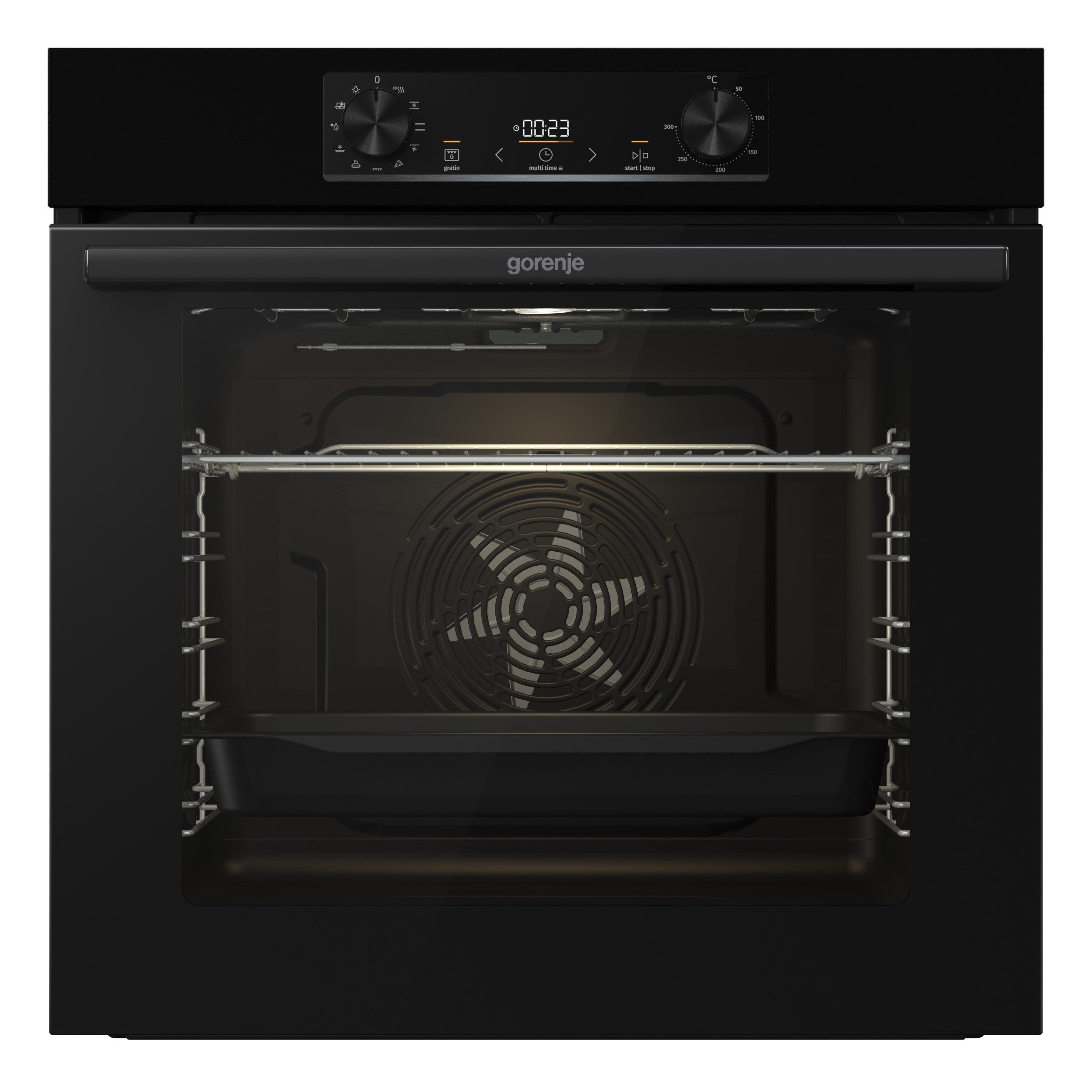 GORENJE Backofen BO 6735 E02BKOT, mit Teleskopauszug nachrüstbar, ecoClean, Pizzafunktion mit 300 °C – perfekt für Pizza, Focaccia und mehr!