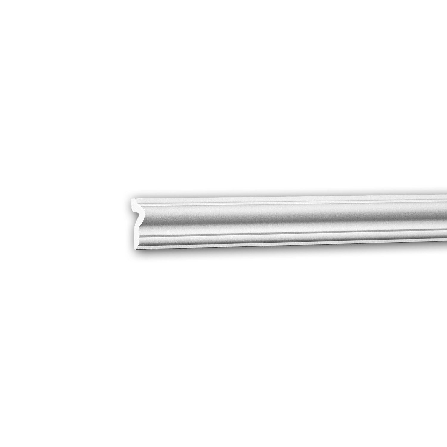 Profhome Zierleiste 651301 Wand- und Friesleiste Stuckleiste Zierleiste stoßfest 2 m, kleben, Extrudiertes Polystyrol (XPS), 1-St., 1 x Stuckleiste, Wandleiste Stuckleiste Profilleiste 2 Meter