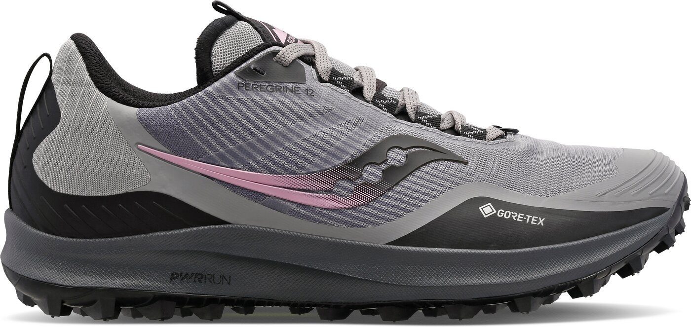 Saucony Peregrine 12 GTX Damen Laufschuh grau/schwarz Laufschuh günstig online kaufen