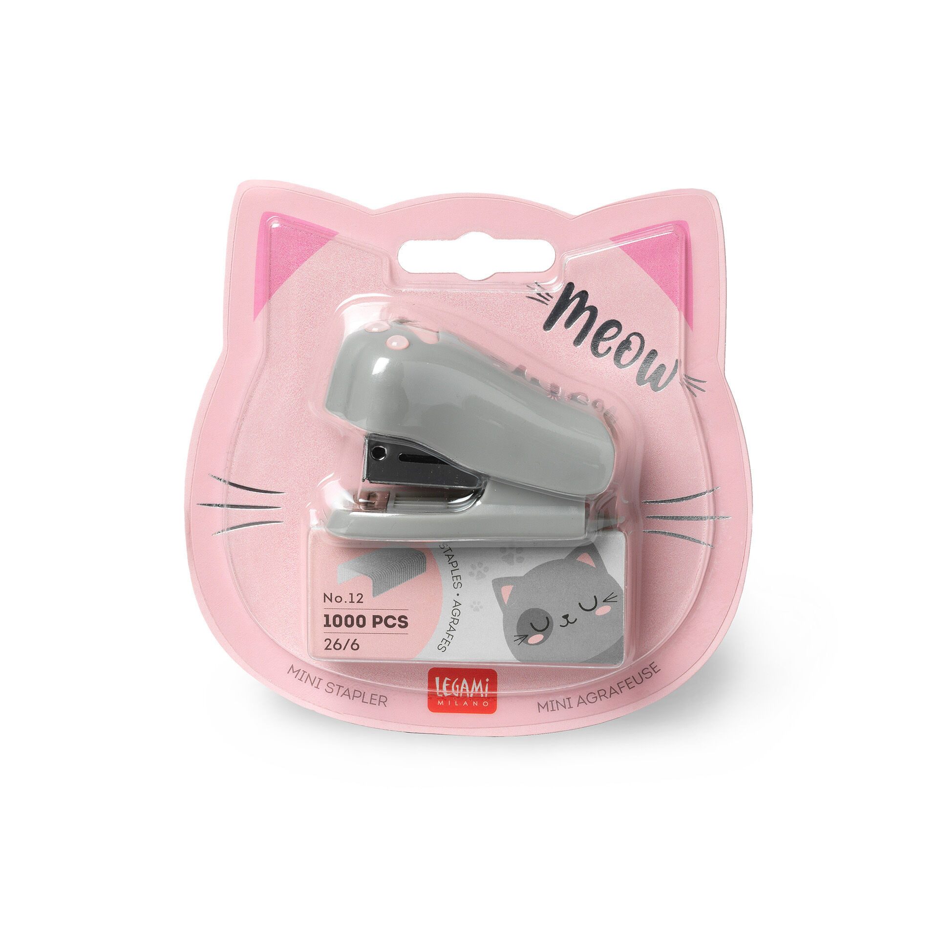 Legami Hefter LEGAMI Mini Heftzange MEOW KITTY
