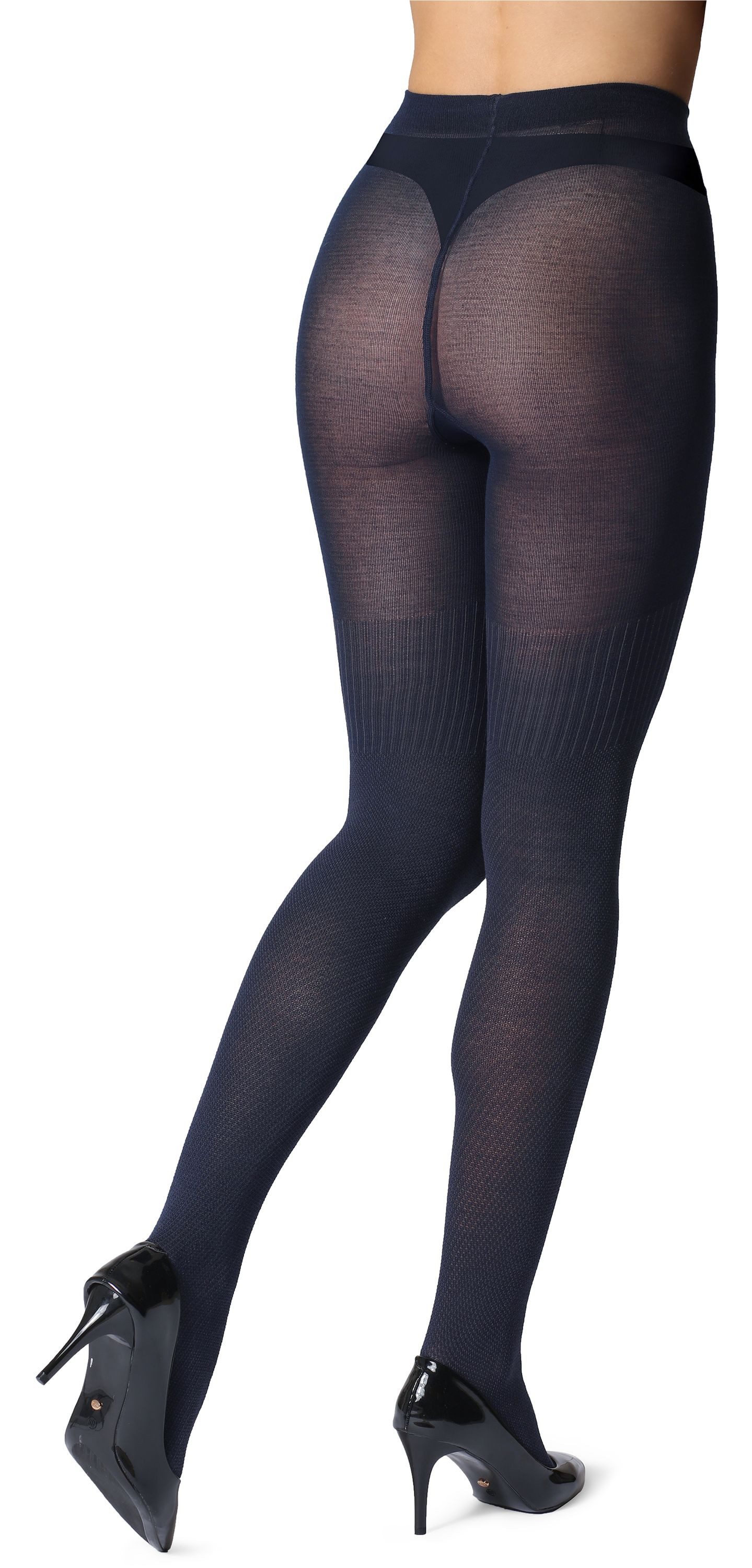 Bellivalini Strumpfhose Damen Strumpfhose aus Baumwolle BLV-1116 100 DEN (1 St) – Bild 4 von 5