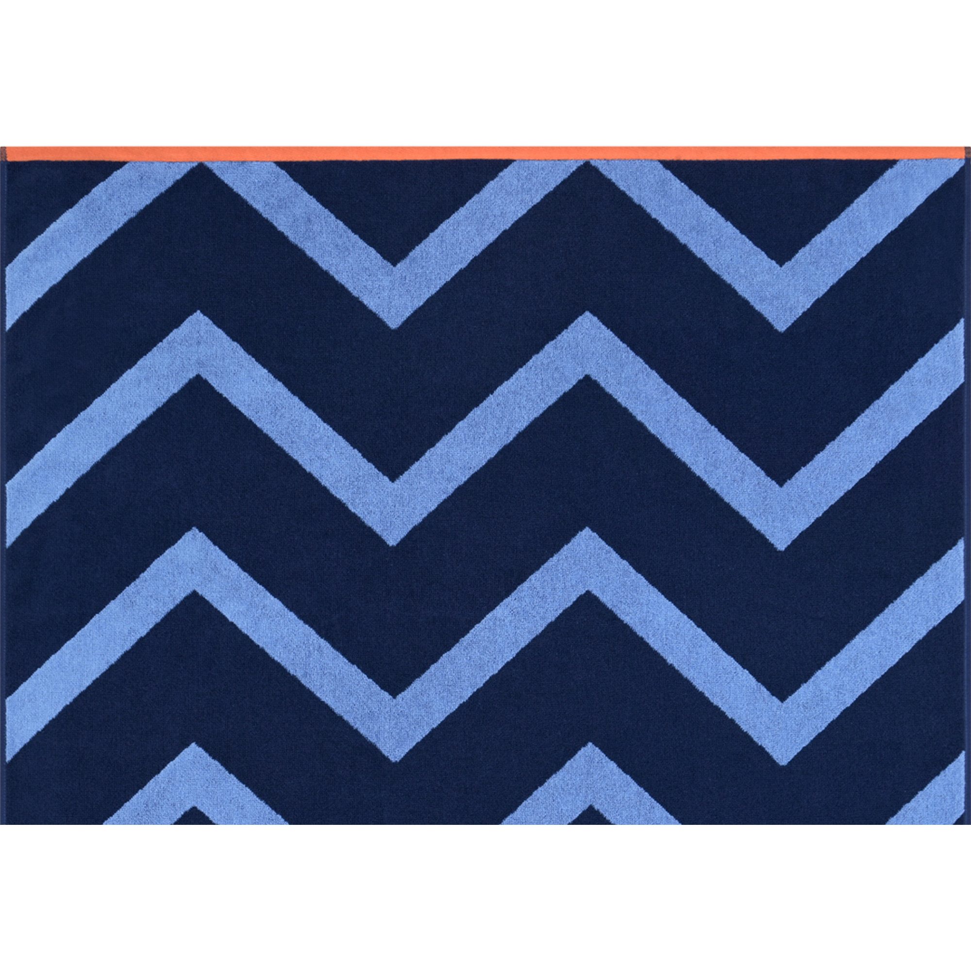 Cawö Home Strandtücher Beach Wave 5579 Velours, 100% Baumwolle (1-St)