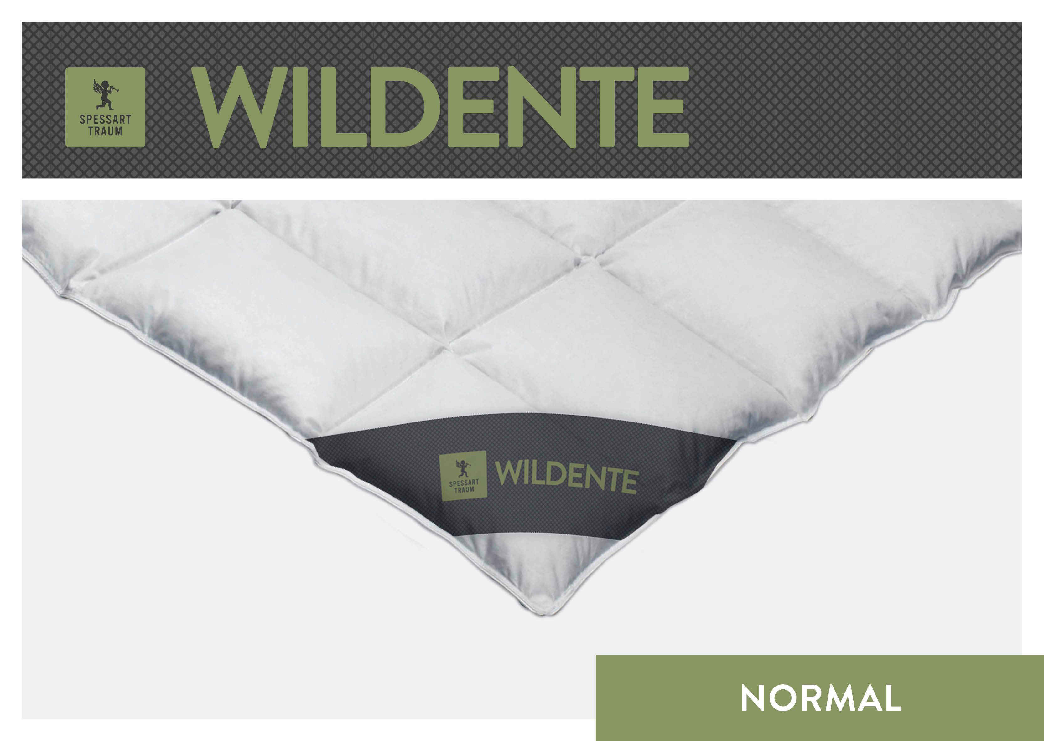 SPESSARTTRAUM Daunenbettdecke Wildente Bettdecken 135x200cm & weitere Größen, Füllung: 100% Daunen, Bezug: 100% Baumwolle, Bettdecken Ganzjahresbettdecke, Winter, Sommer