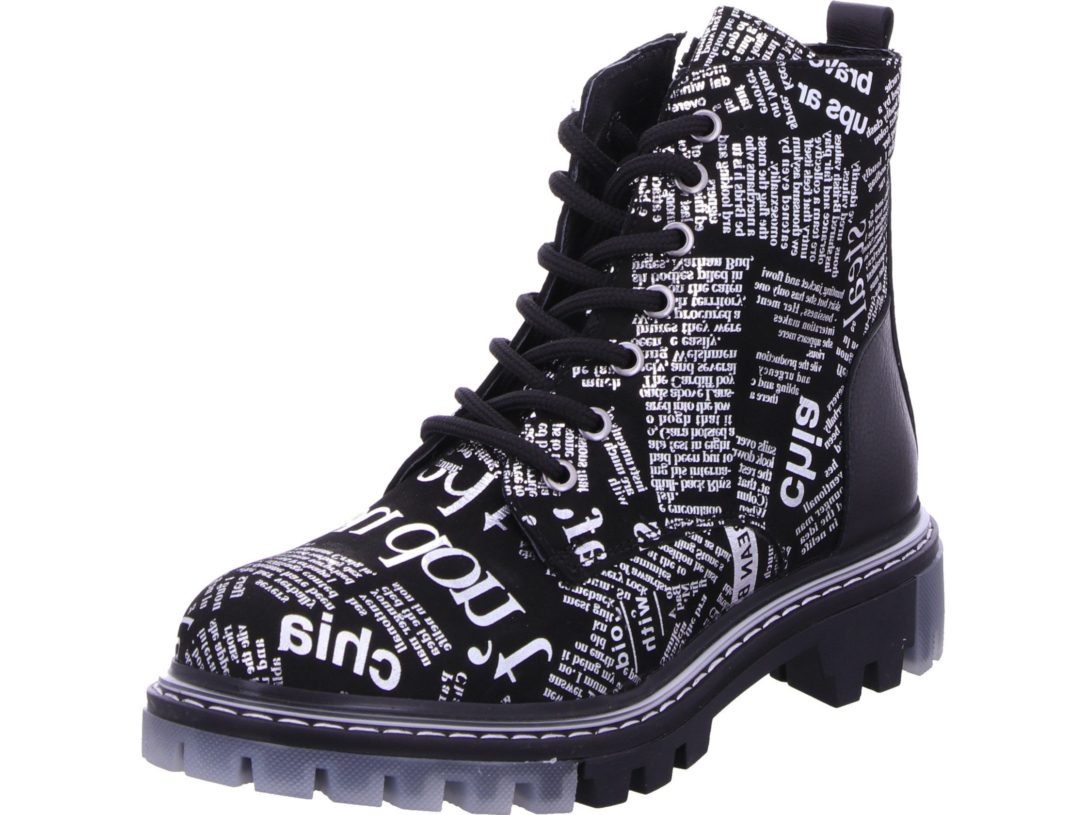2GO FASHION Schnürboots echtes Leder