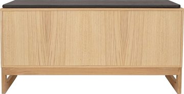 Woodman Schuhbank Slussen, im skandinavian Design, Holzfurnier aus Eiche