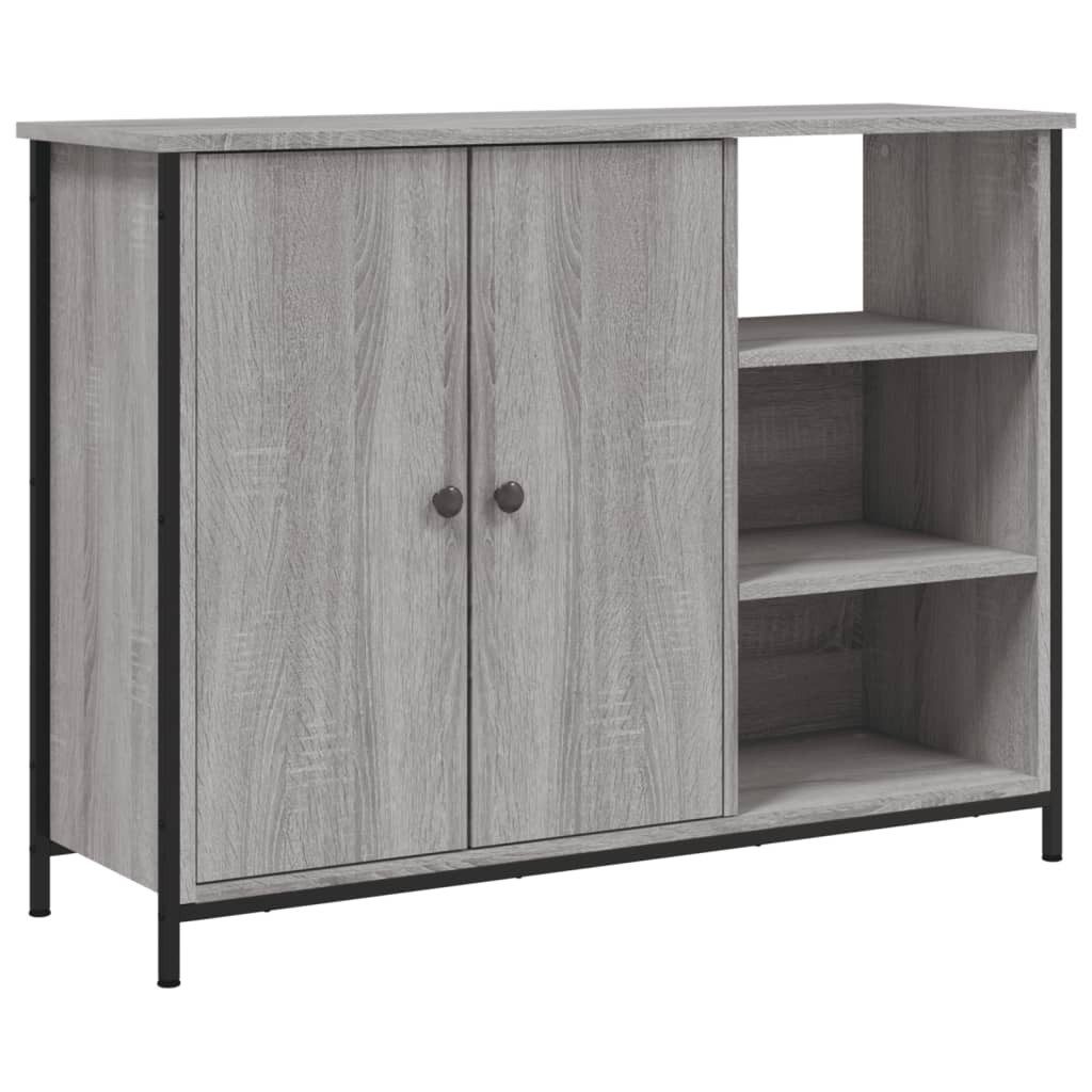 vidaXL Sideboard Sideboard Grau Sonoma 100x33x75 günstig online kaufen