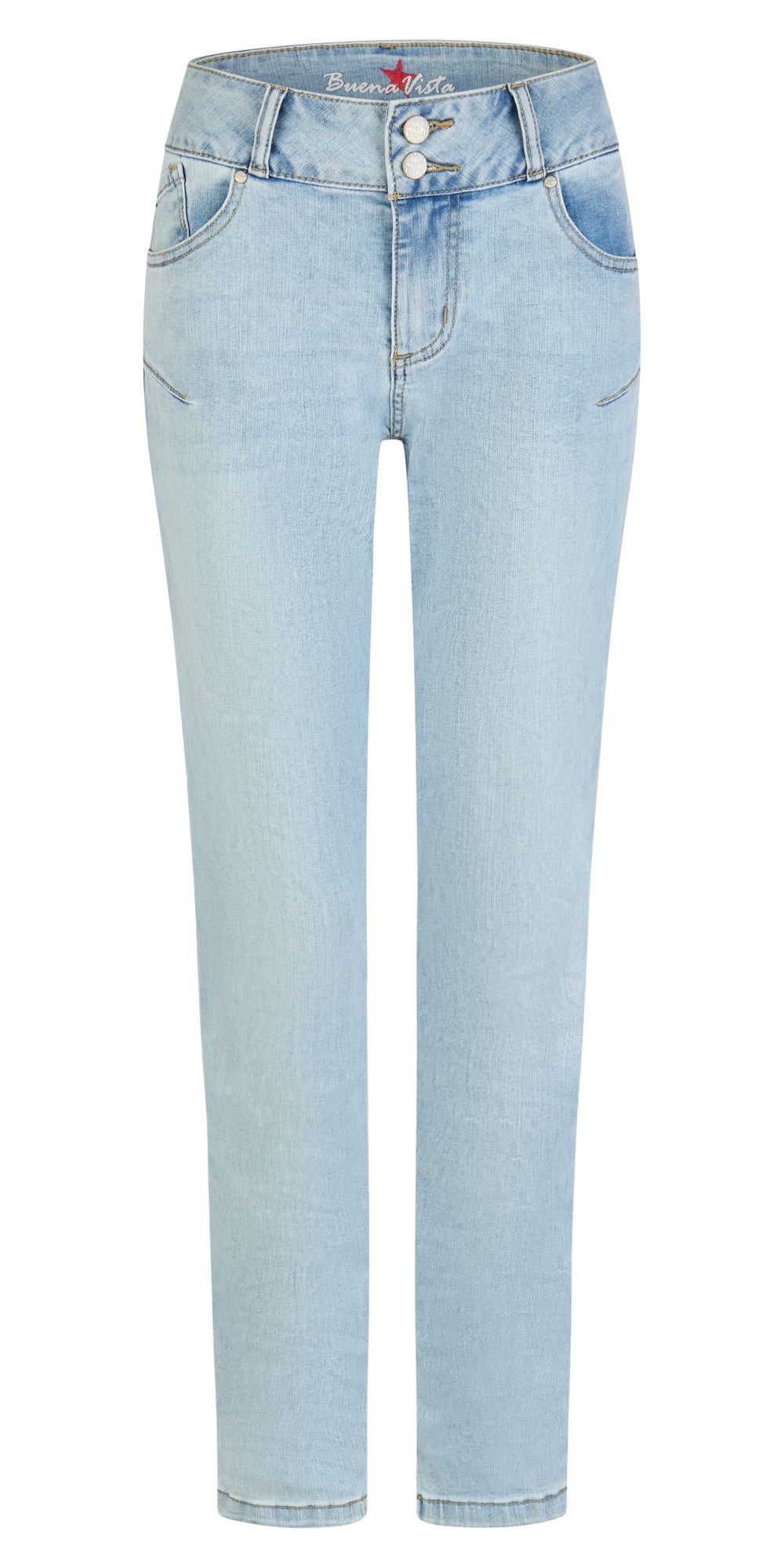 Buena Vista Stretch-Jeans BUENA VISTA TUMMYLESS powder blue 2602 B5664 369 D.4272 - Stretch