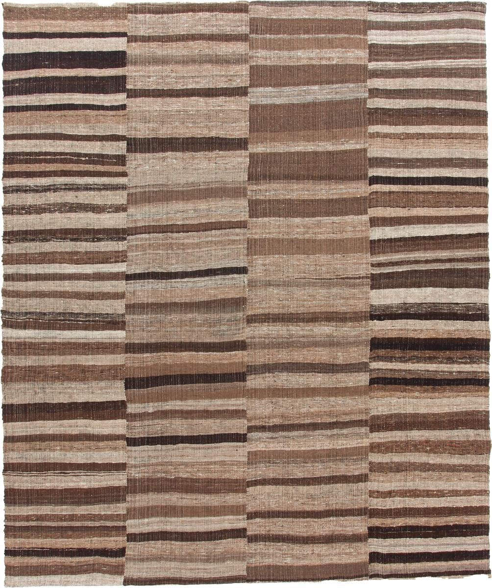 Orientteppich Kelim Fars 259x309 Handgewebter Orientteppich / Perserteppich, Nain Trading, rechteckig, Höhe: 4 mm