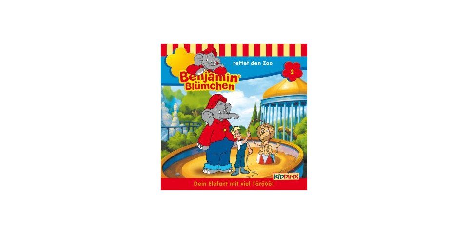 Hörspiel-CD Benjamin Blümchen 002 - rettet den Zoo