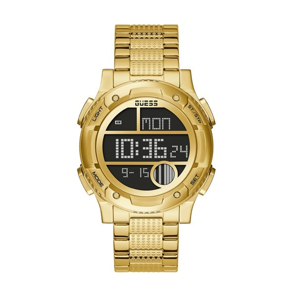 Guess Quarzuhr Guess Herrenuhr Ø 44,5 mm Edelstahl Armbanduhr günstig online kaufen