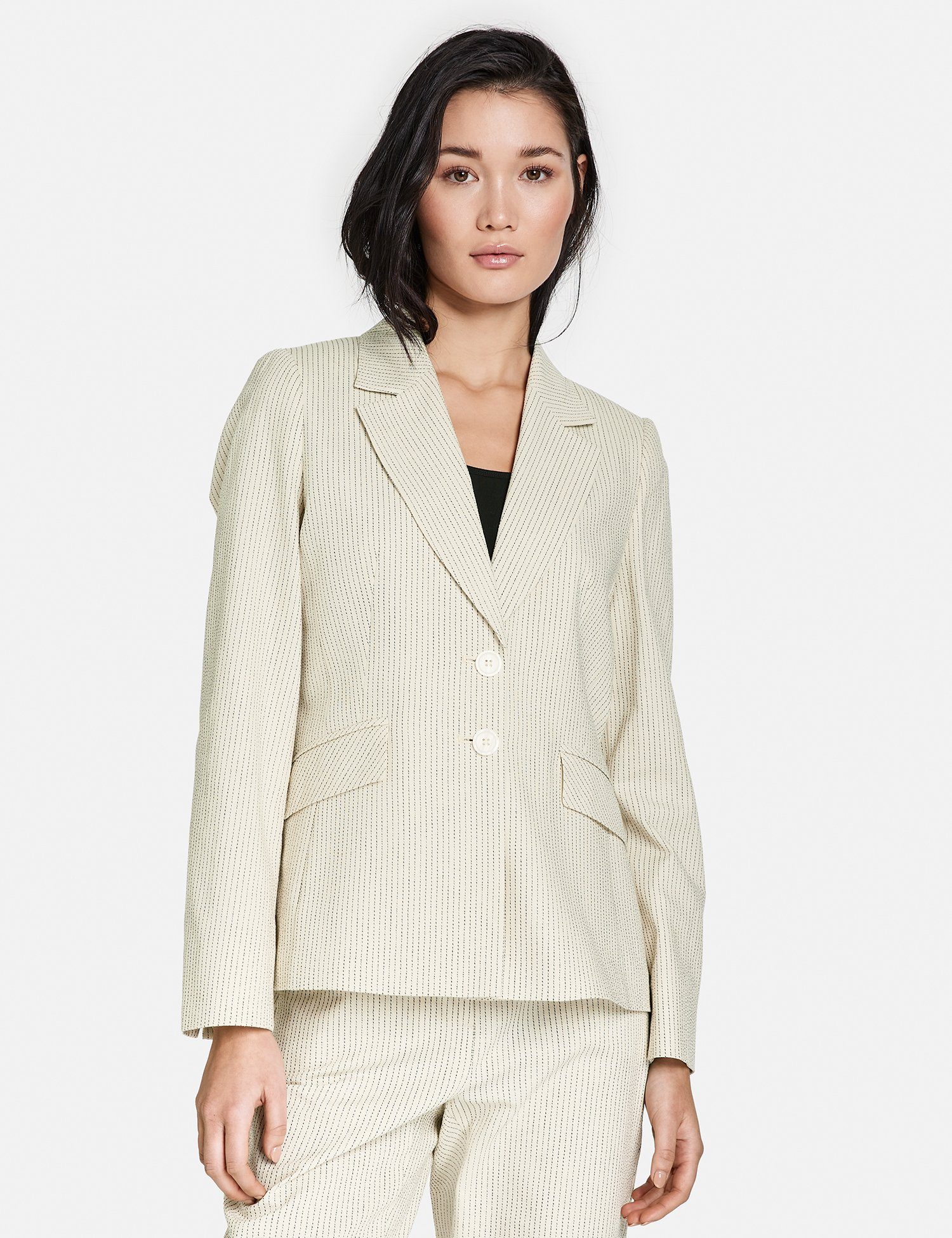 Taifun Jackenblazer Blazer mit feinen Streifen