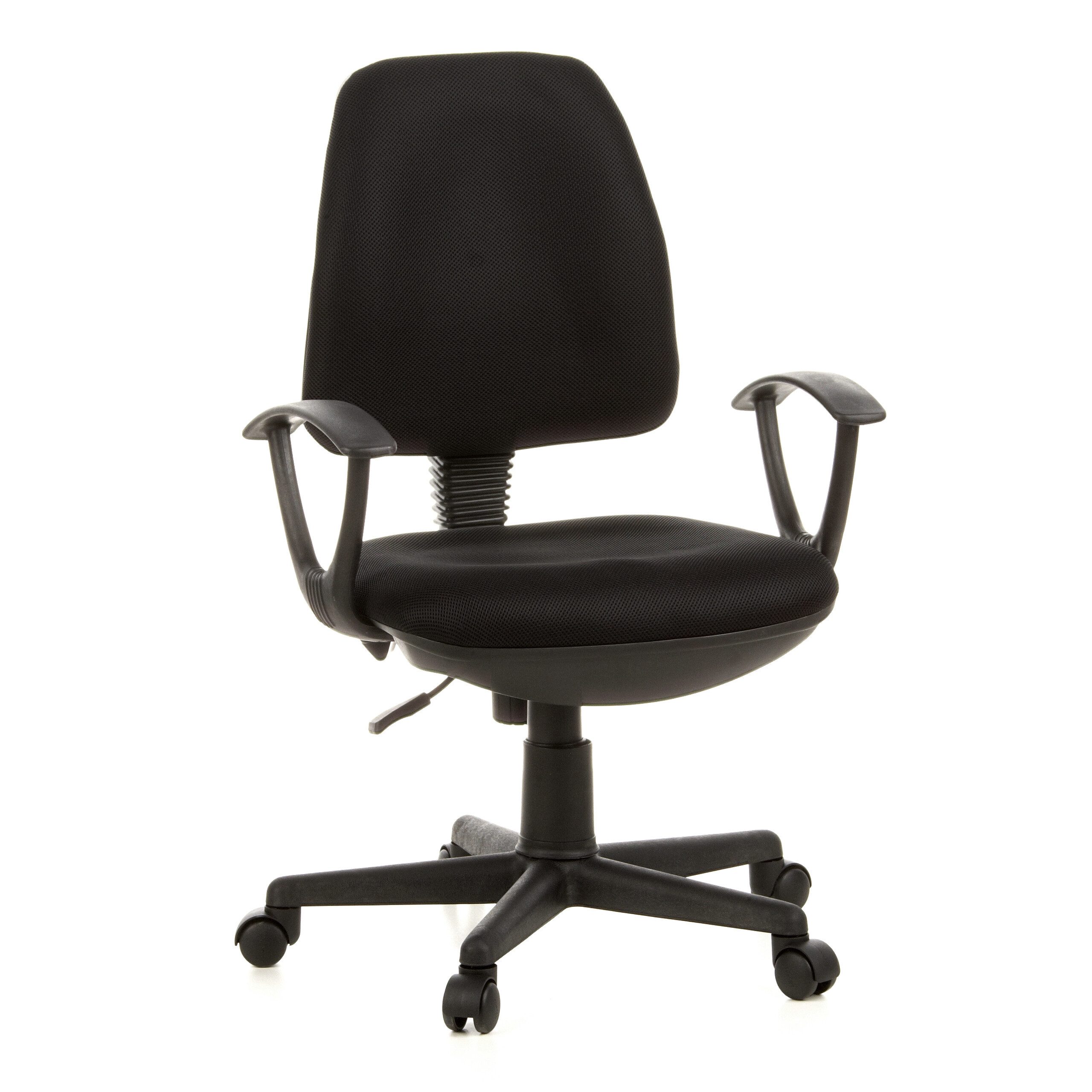 hjh OFFICE Drehstuhl Home Office Bürostuhl City 10 Stoff mit Armlehnen (1 St), Schreibtischsessel, Drehbarer Schreibtischstuhl