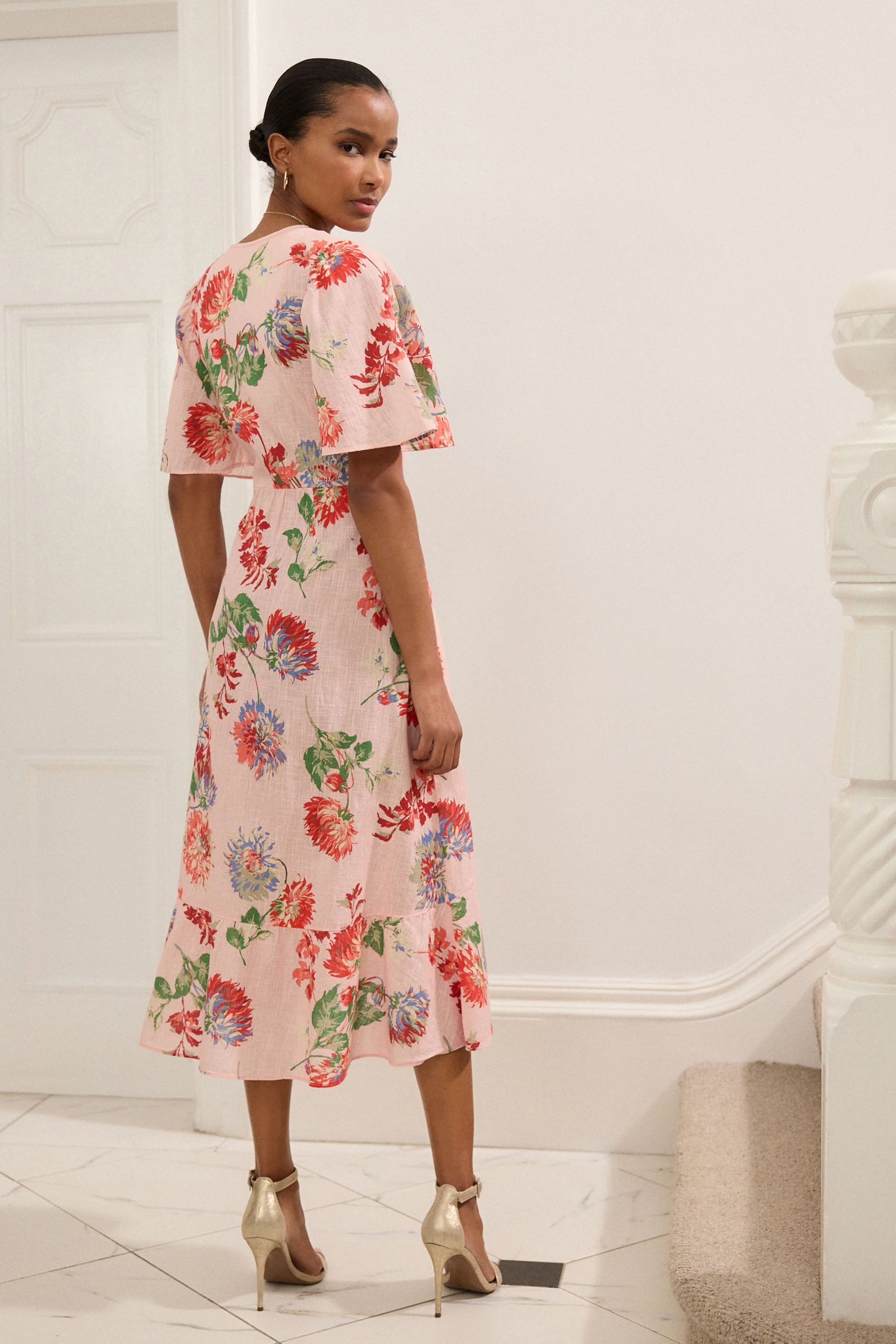 Next Midikleid Midikleid mit Wickeldesign mit günstig online kaufen