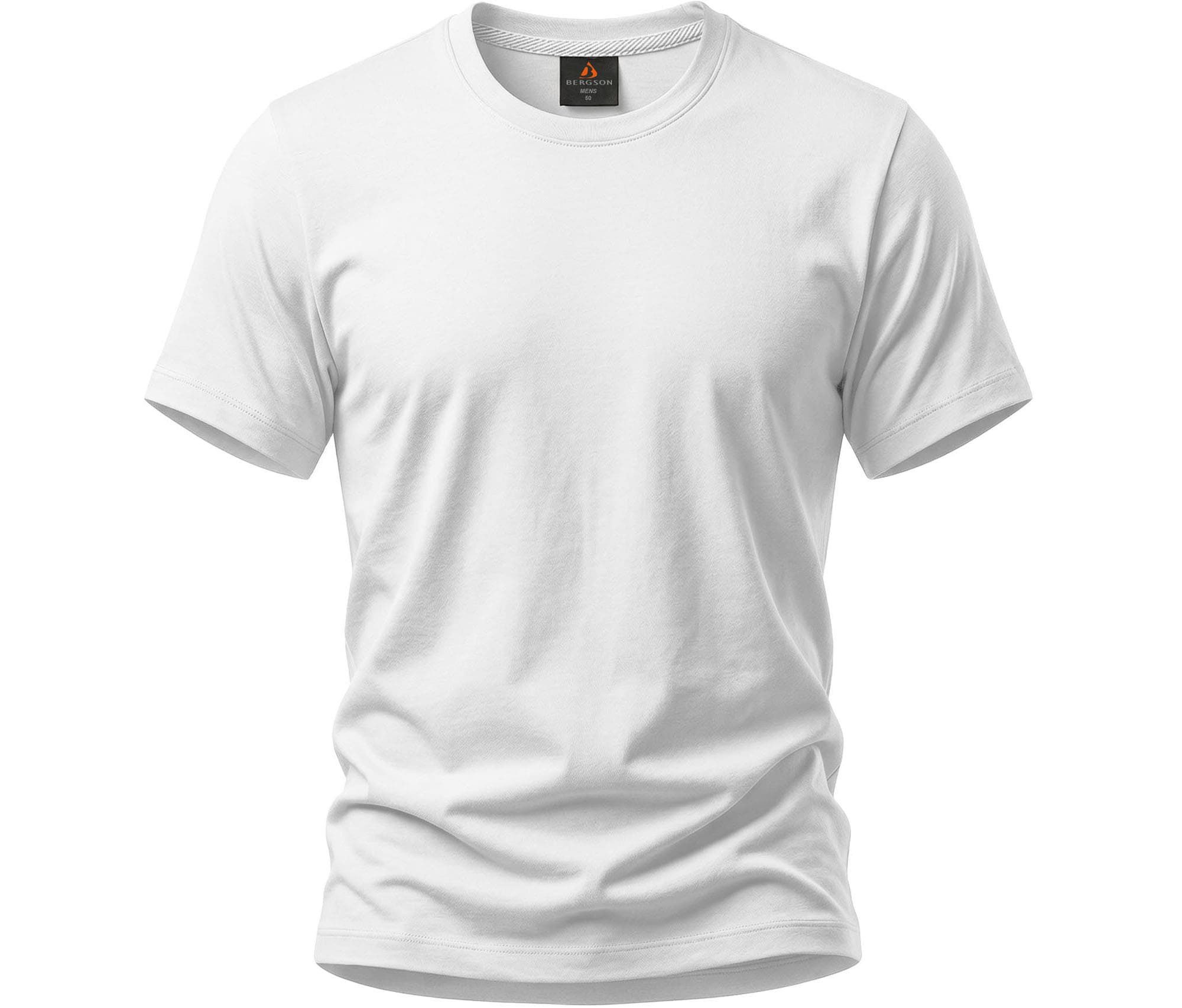 Bergson T-Shirt DEV Herren PREMIUM T-Shirt, reine Baumwolle, 175 g/qm, Normalgrößen, weiß