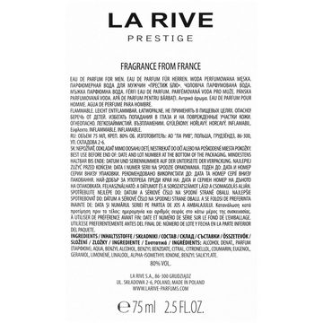 La Rive Eau de Parfum LA RIVE Prestige Blue - Eau de Parfum - 75 ml