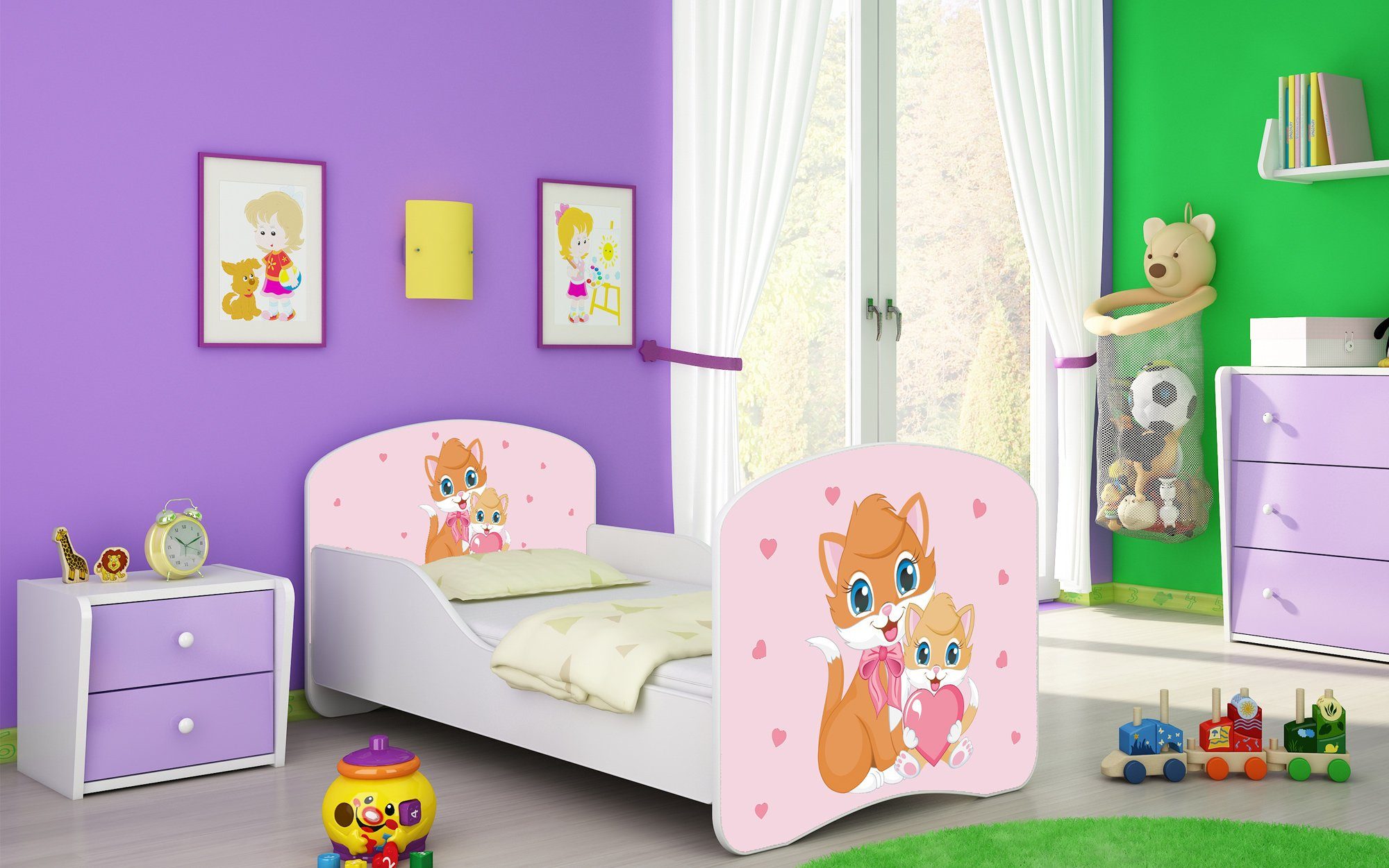 Baidani Kinderbett Milena, viele verschiedene Motive günstig online kaufen