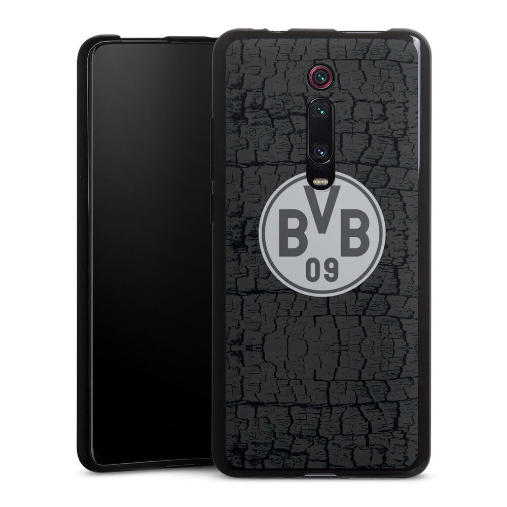 DeinDesign Handyhülle BVB Borussia Dortmund Trikot BVB Trikot Kohle und Stahl, Xiaomi Mi 9T Silikon Hülle Bumper Case Handy Schutzhülle