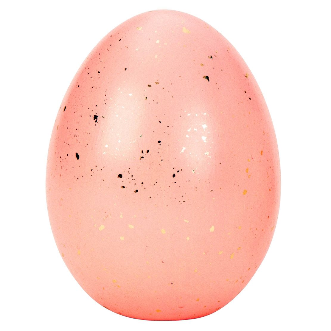 Mel-O-Design Osterei Deko Ei Osterdeko (Frühlingsdeko, Osterdekoration, Tischdeko Keramikei), in tollen Farben mit Goldsprenkeln