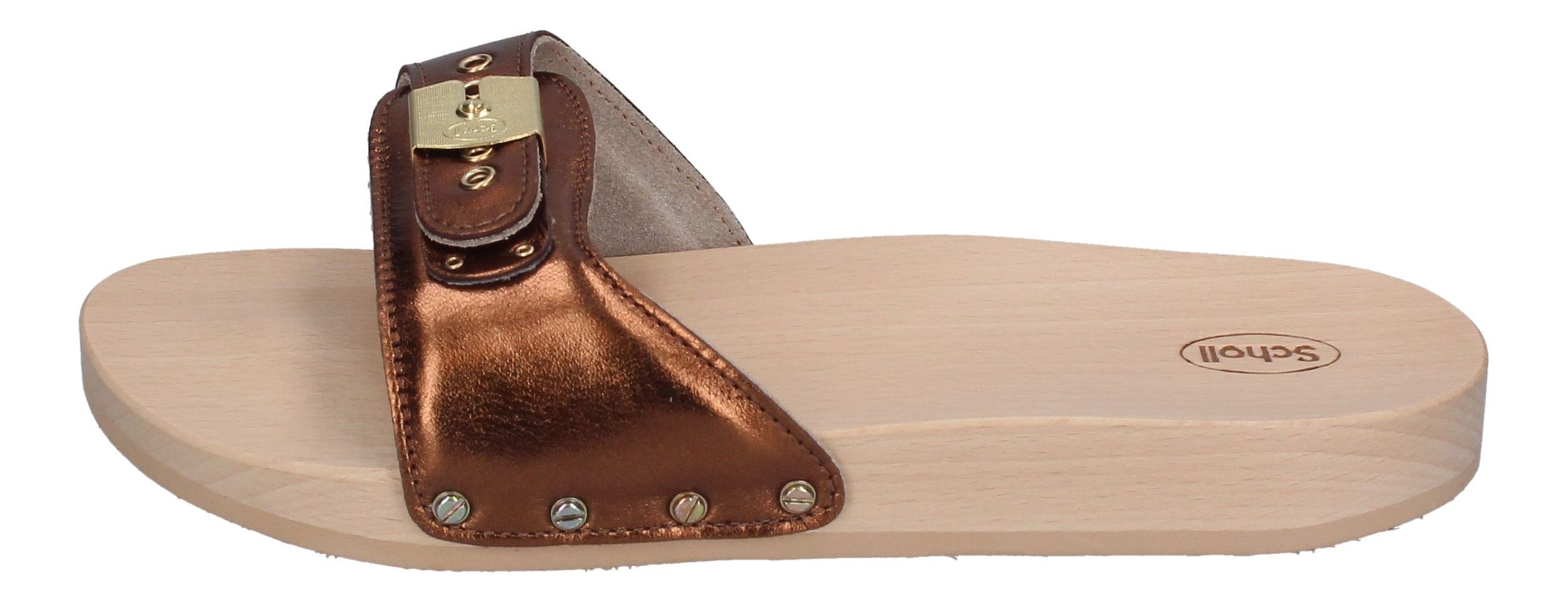 Scholl PESCURA FLAT Pantolette Bronze günstig online kaufen