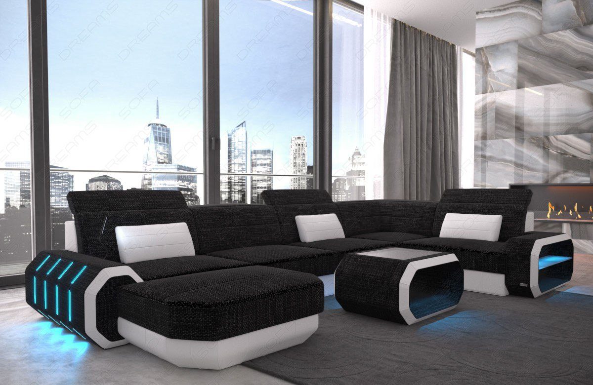 Sofa Dreams Wohnlandschaft Stoff Polster Designer günstig online kaufen
