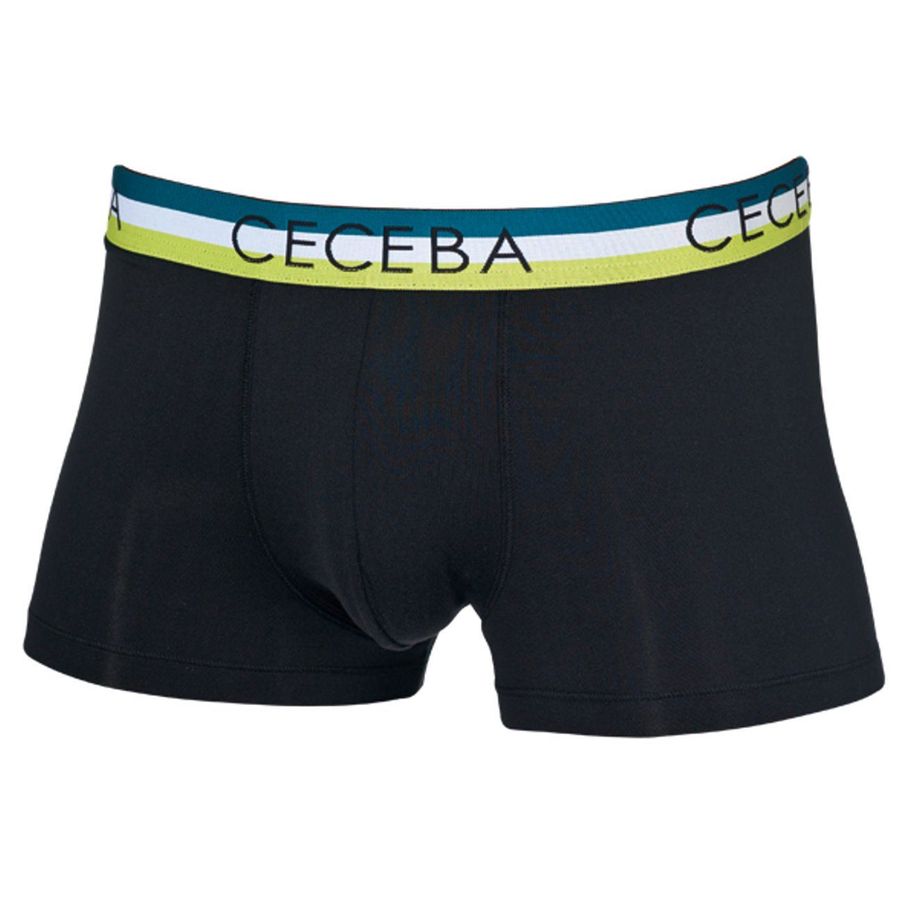 CECEBA Boxershorts Herren Pants (1-St) Logo Bund schwarz