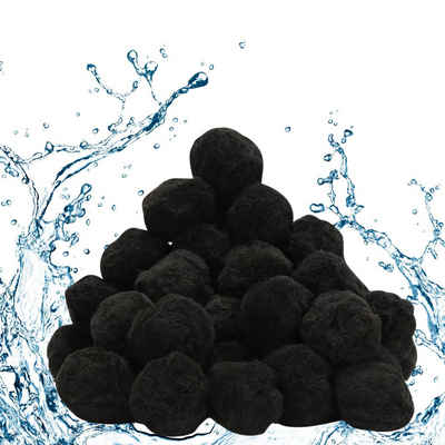 Randaco Sandfilteranlage Pool Filter Balls für Schwimmbad Filtersand für 25kg Filterballs