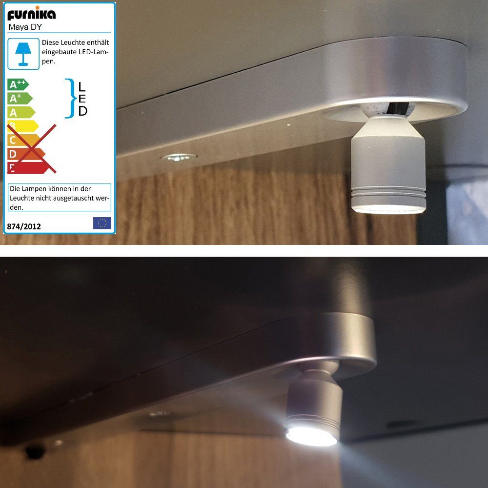 LED Haveleiche MINNEAPOLIS-55, ca mit inkl. anthrazit TV-Wand cm Lomadox 289/151/48 (3-tlg), Cognac Beleuchtung