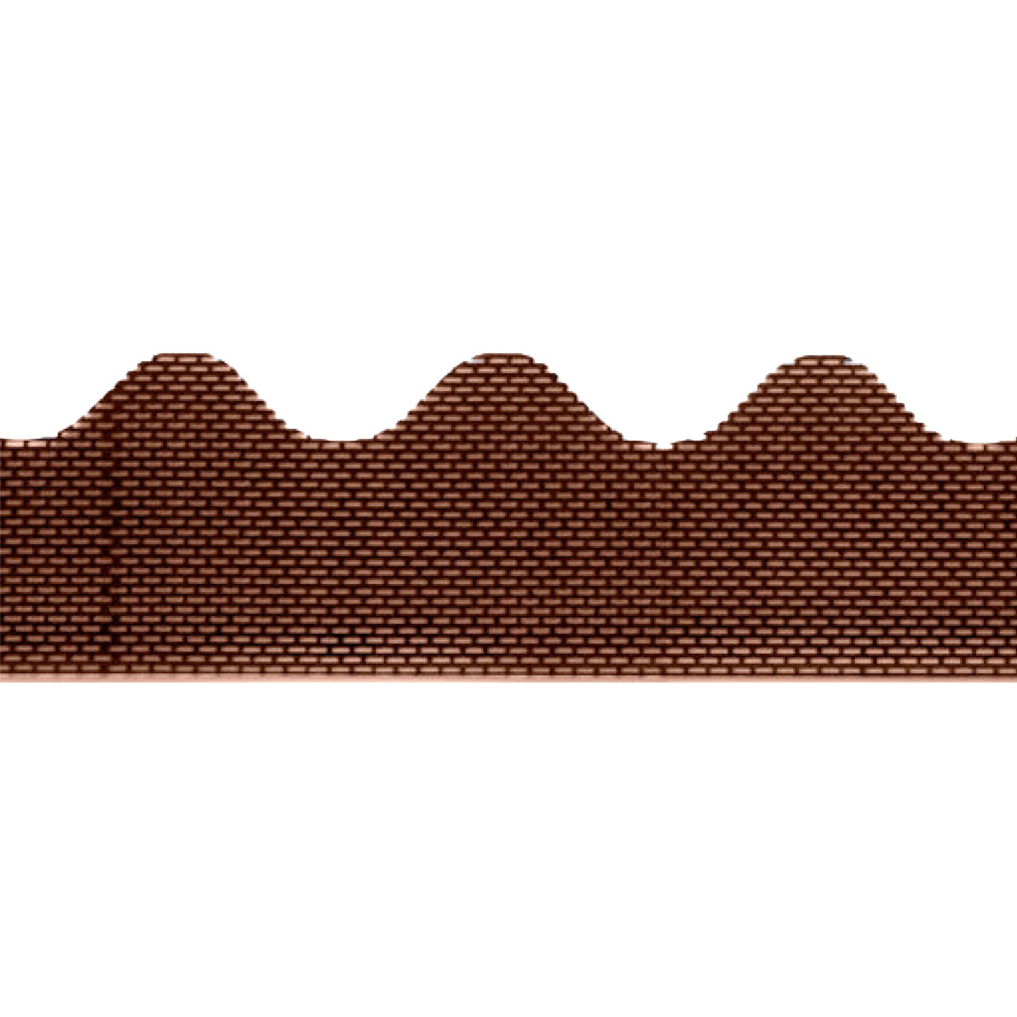 Fassadenprofile Profil (Traufenbelüftungsprofil wellenförmig, 105 cm, PVC 1 Stück Braun, 1-St), für Wellplattenprofil 6 geeignet, optimale Fassaden- & Dachbelüftung