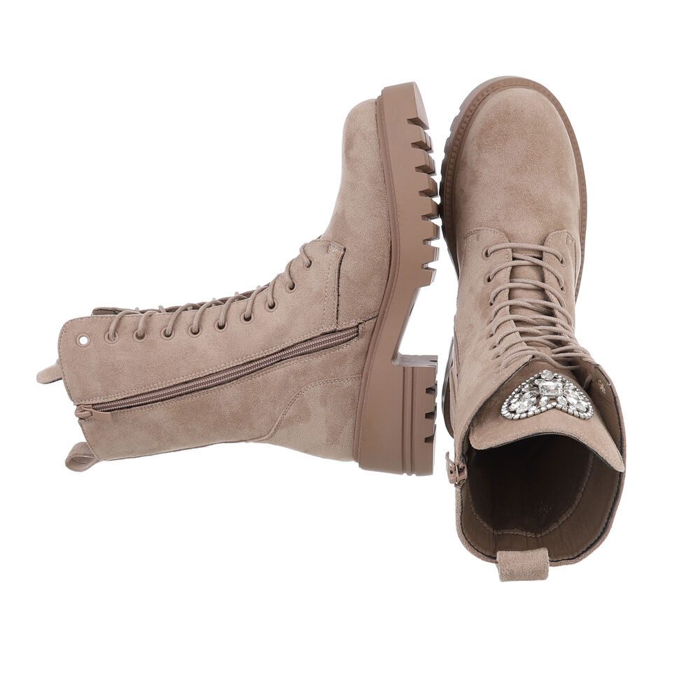 Ital-Design Damen Schnürschuhe Freizeit Schnürstiefelette (87214551) günstig online kaufen