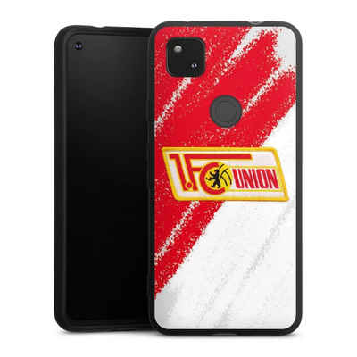 DeinDesign Handyhülle Offizielles Lizenzprodukt 1. FC Union Berlin Logo, Google Pixel 4a Silikon Hülle Premium Case Handy Schutzhülle