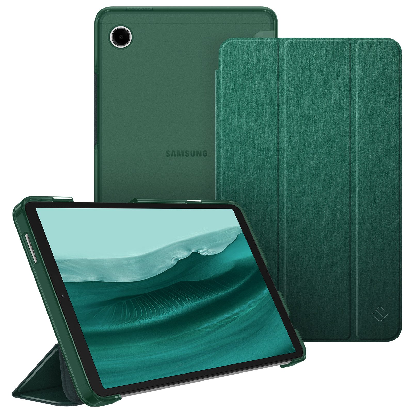 Fintie Tablet-Hülle für Samsung Galaxy Tab A11 8,7" 2025/ Tab A9 8.7 Zoll Tablet, Ultra Dünn Schutzhülle mit Transparenter Rückseite