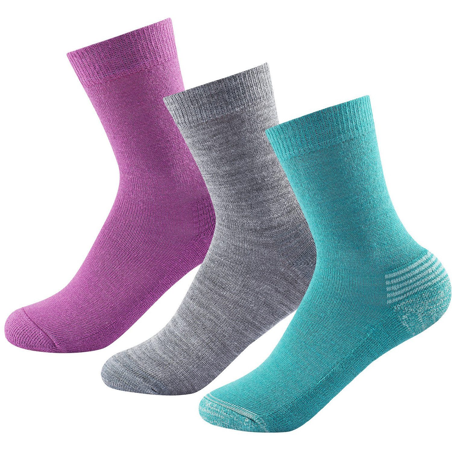 Devold Funktionssocken Socken DAILYMERINOMEDIUM SOCK 3-PACK KID